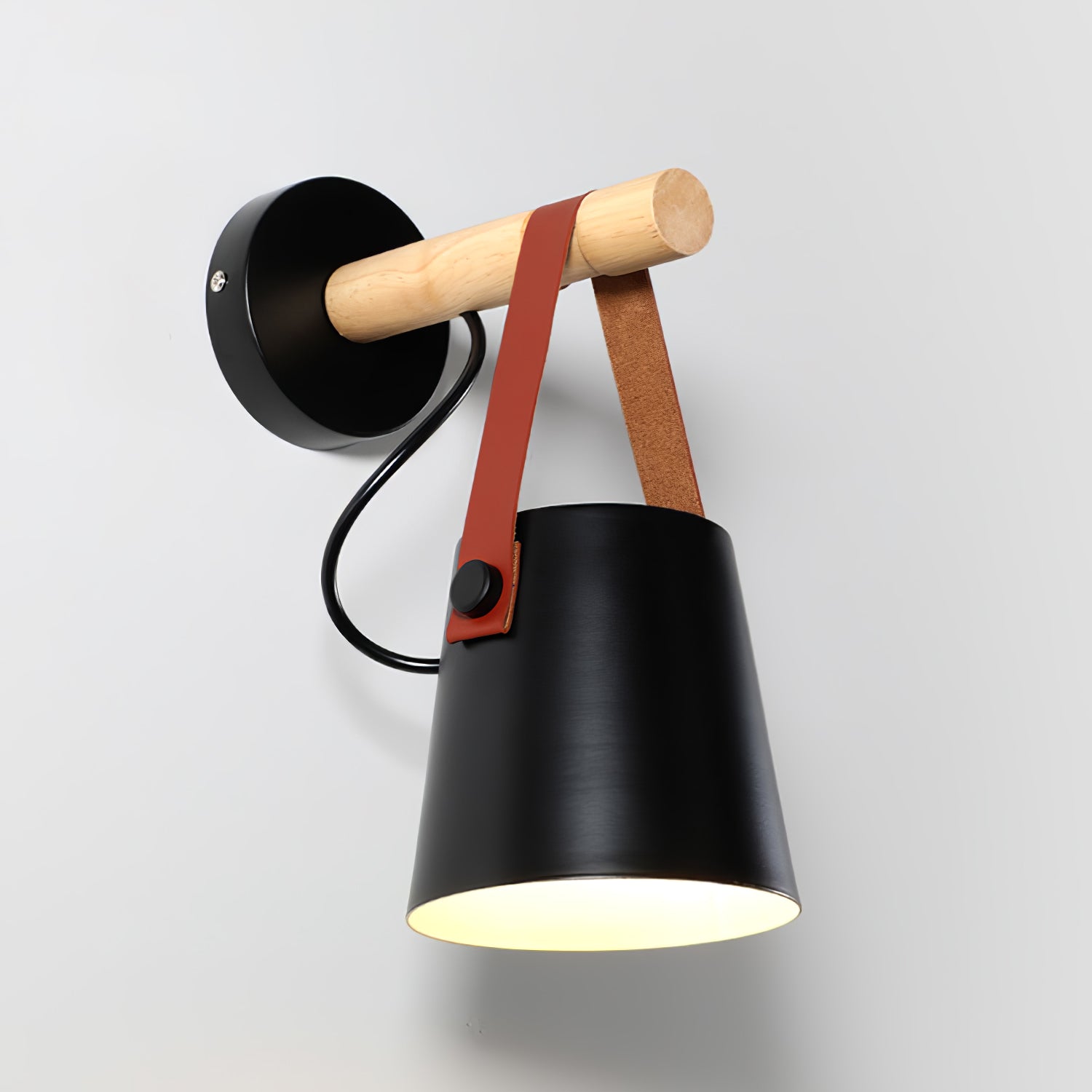Wooden Conical Wall Light - Blowlighting