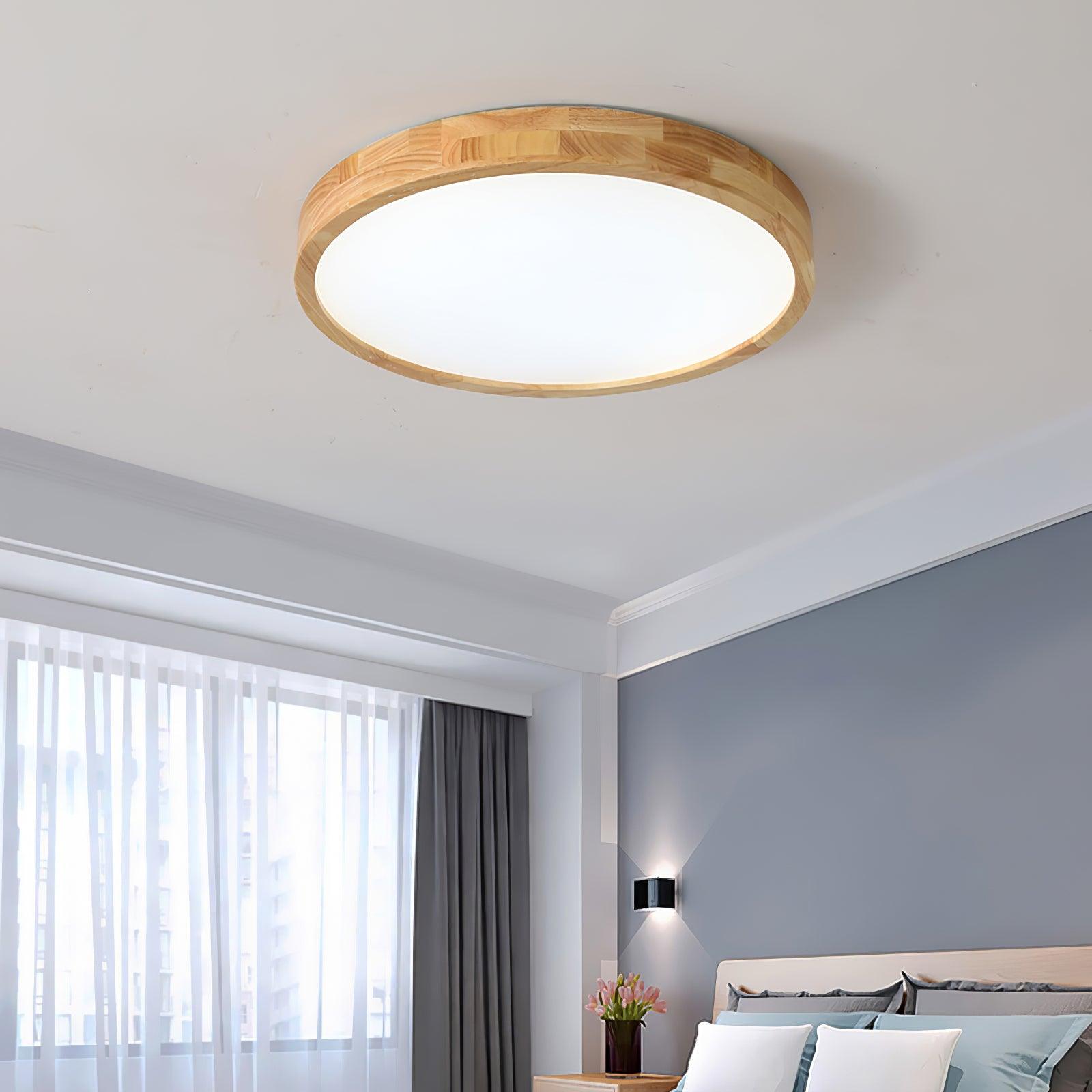 Wooden Geometric Ceiling Light - Blowlighting