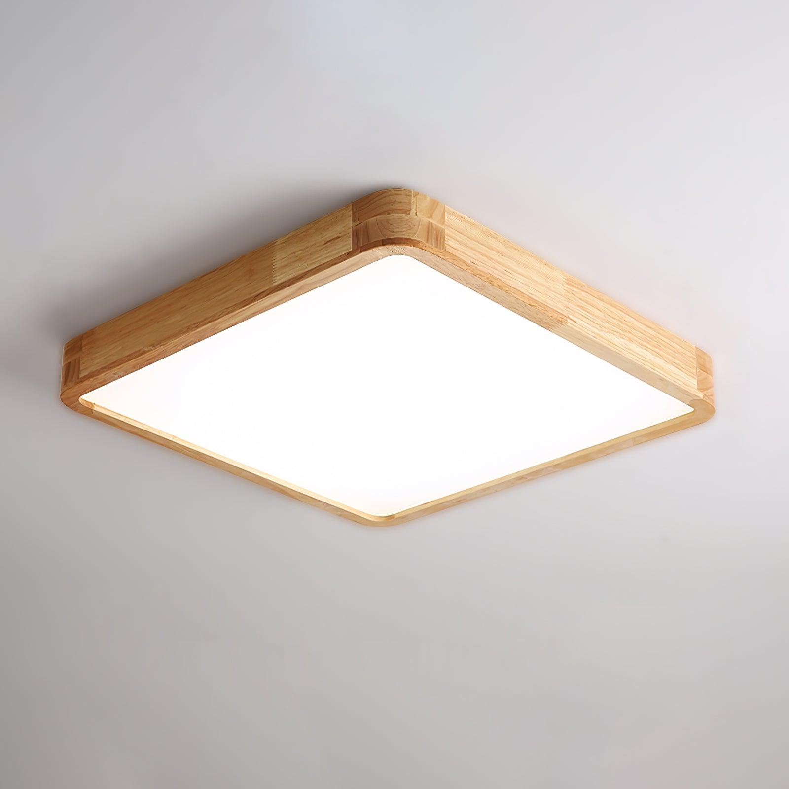 Wooden Geometric Ceiling Light - Blowlighting