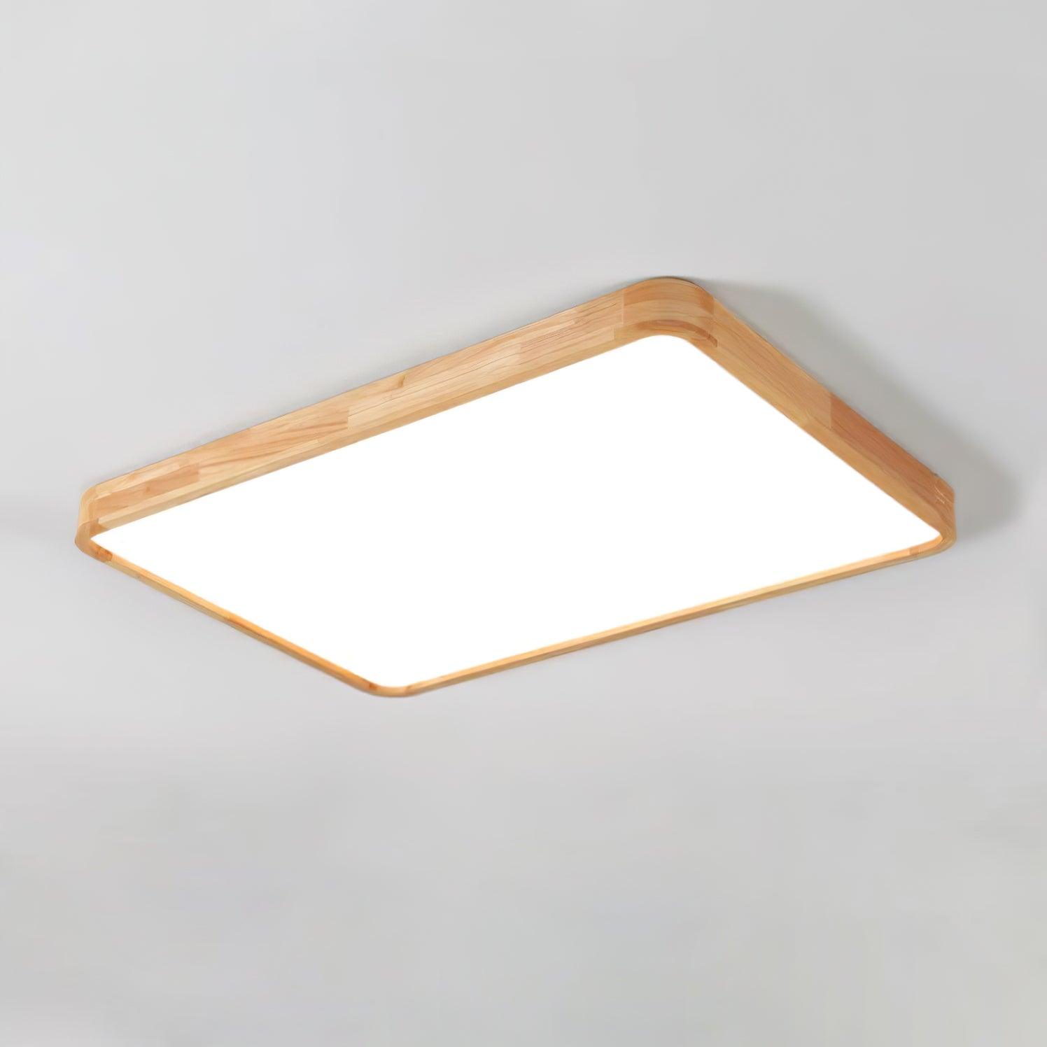 Wooden Geometric Ceiling Light - Blowlighting