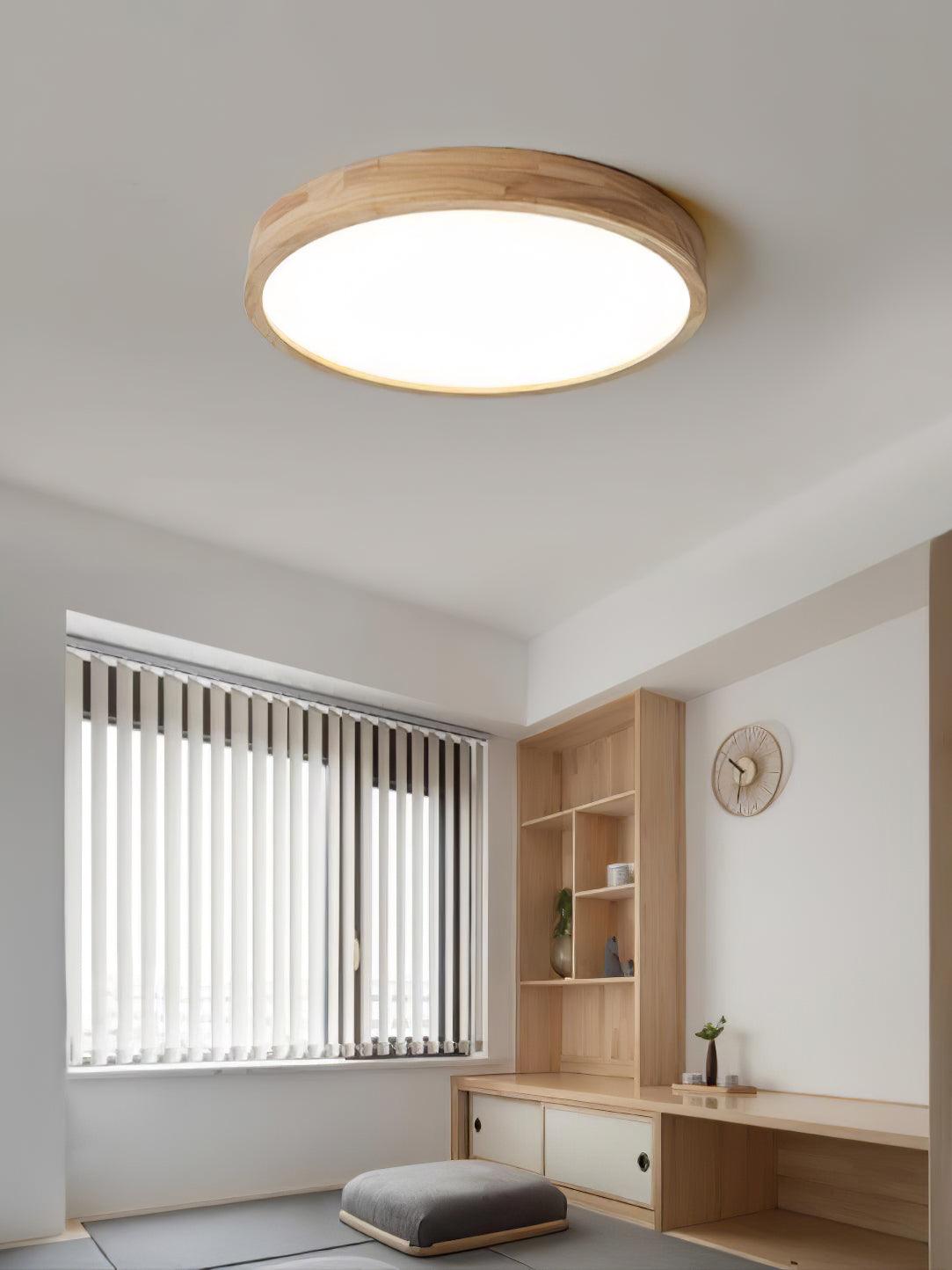 Wooden Geometric Ceiling Light - Blowlighting