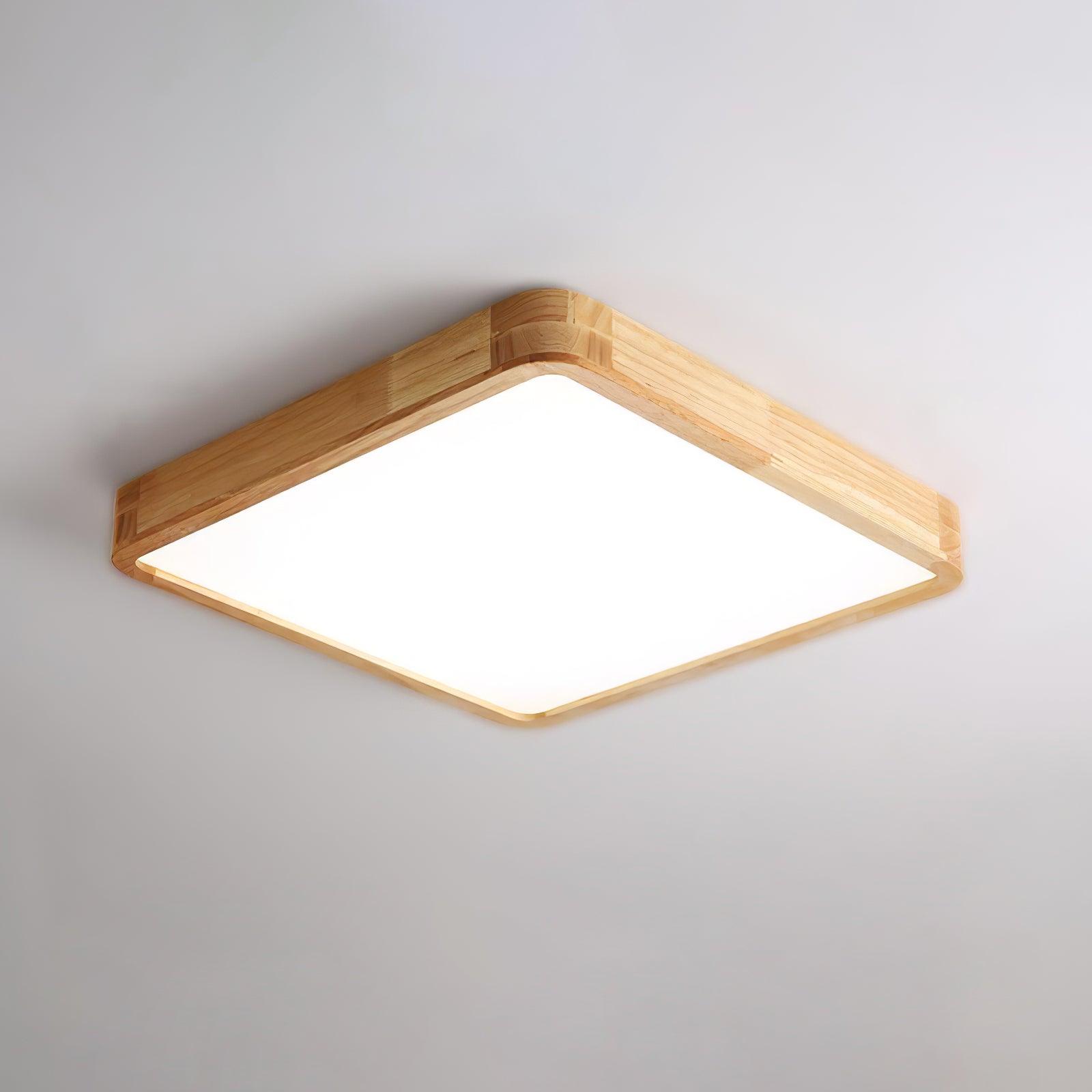 Wooden Geometric Ceiling Light - Blowlighting