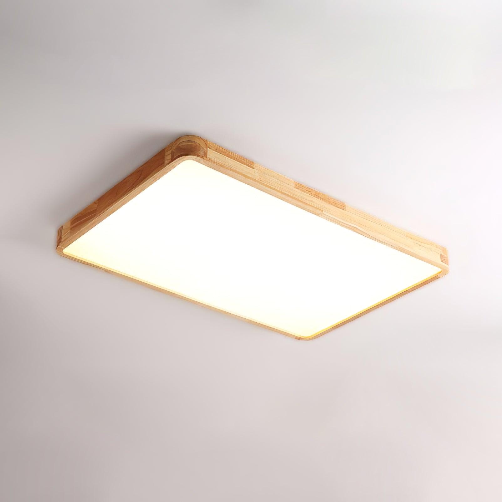 Wooden Geometric Ceiling Light - Blowlighting