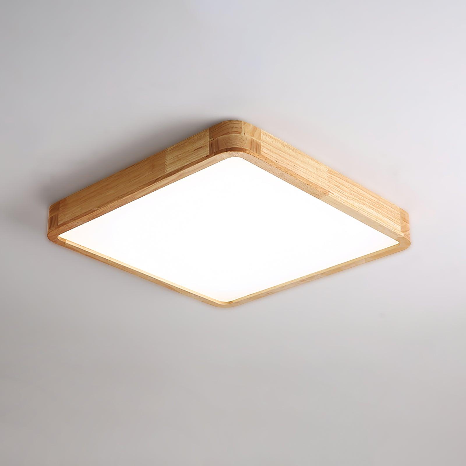 Wooden Geometric Ceiling Light - Blowlighting