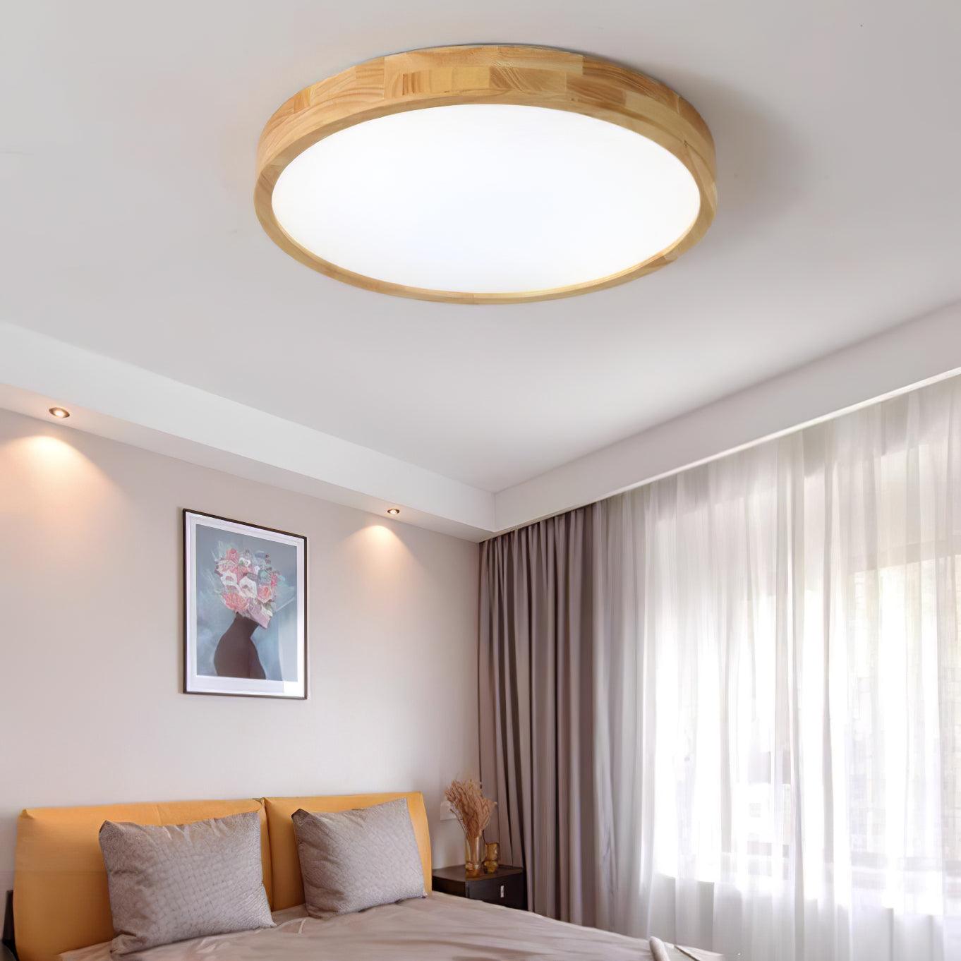 Wooden Geometric Ceiling Light - Blowlighting