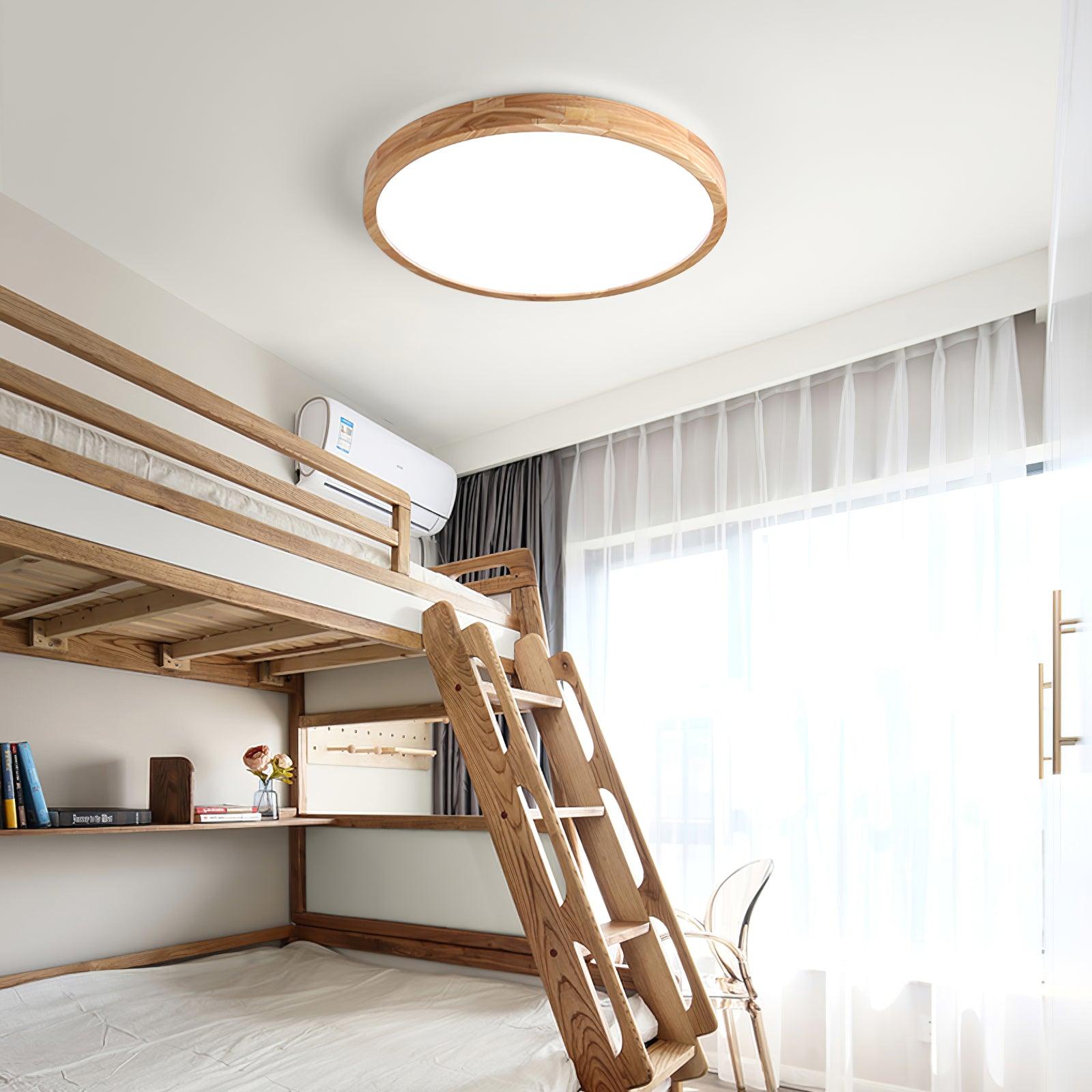 Wooden Geometric Ceiling Light - Blowlighting