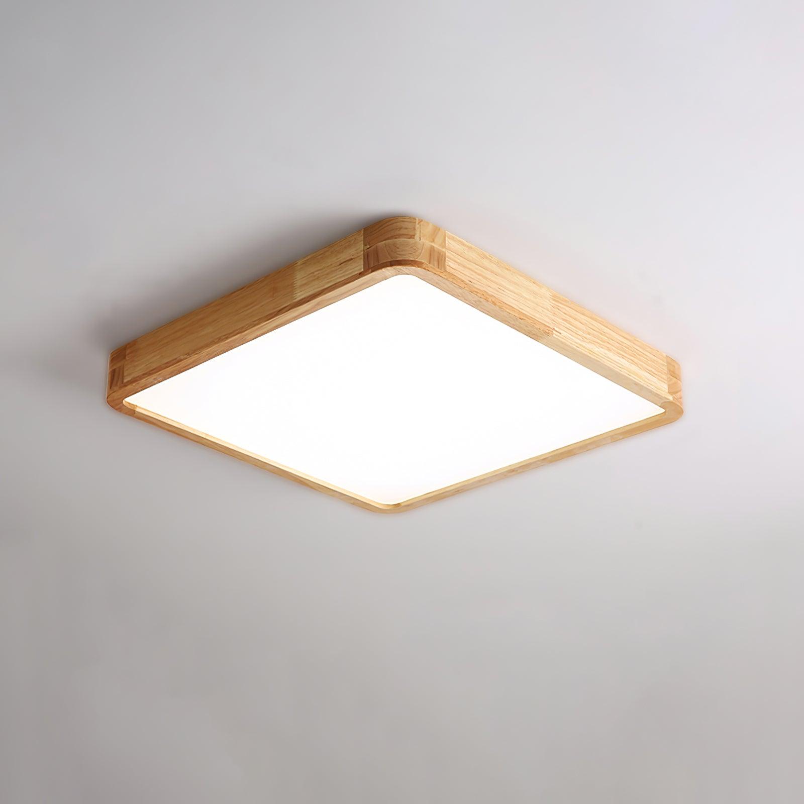 Wooden Geometric Ceiling Light - Blowlighting