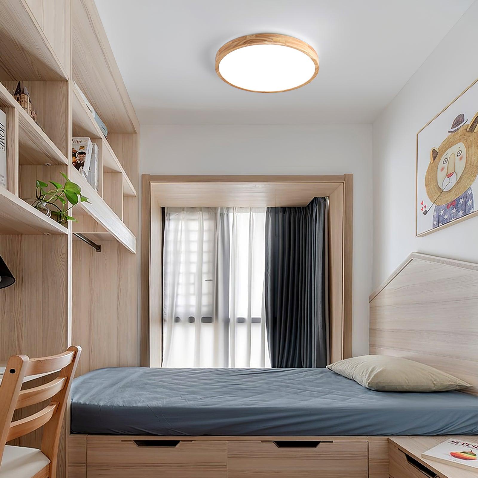 Wooden Geometric Ceiling Light - Blowlighting