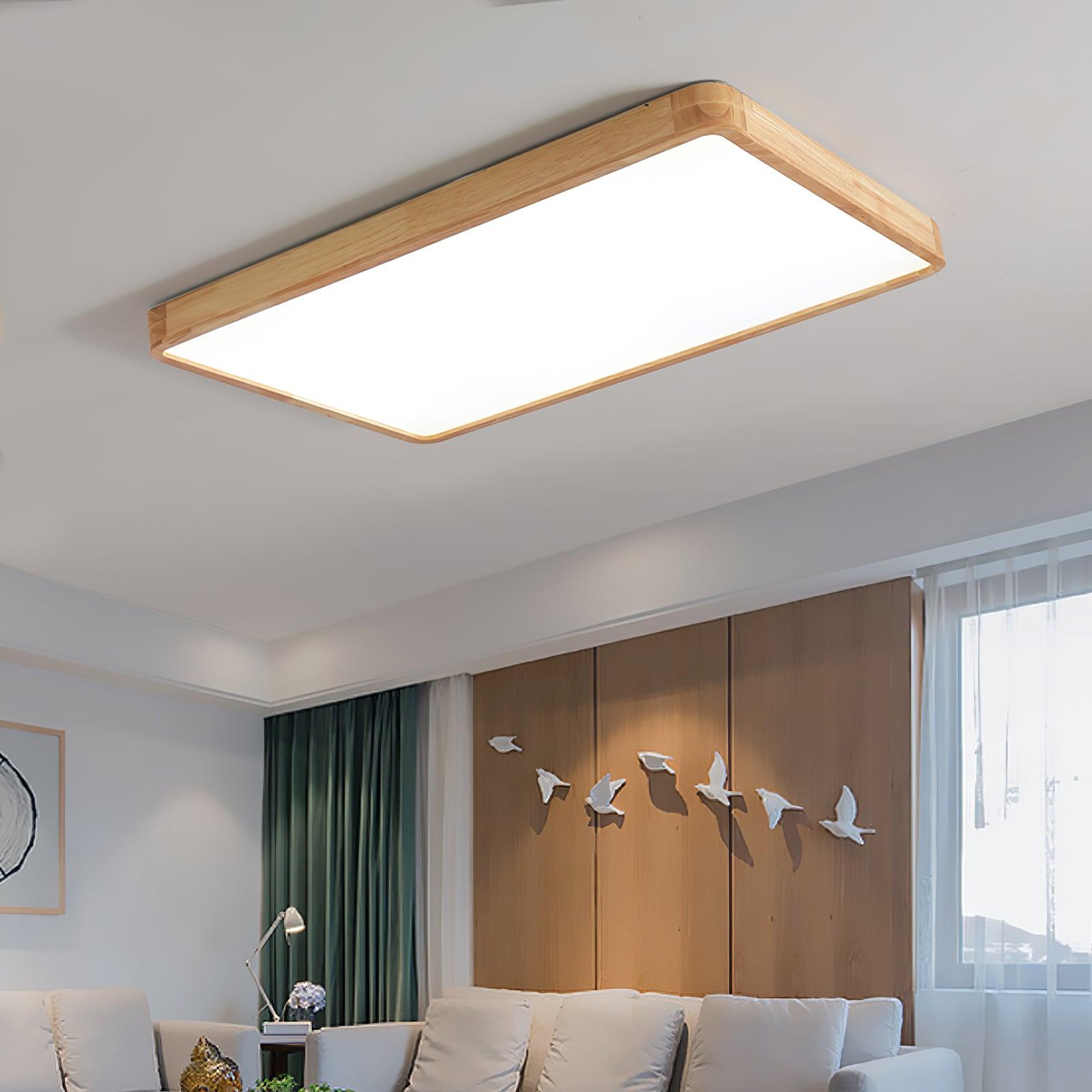 Wooden Geometric Ceiling Light - Blowlighting