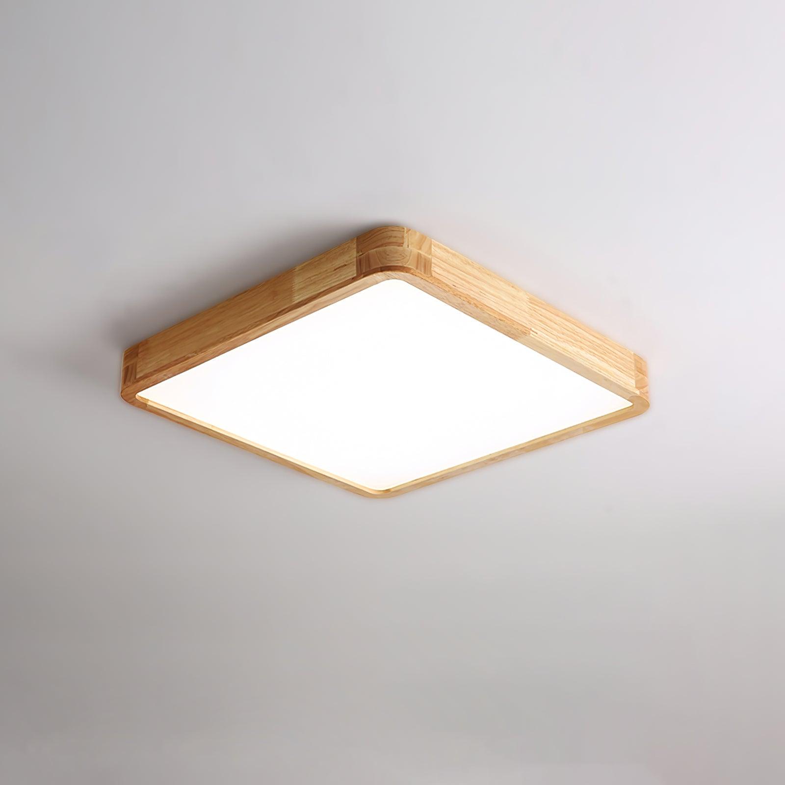 Wooden Geometric Ceiling Light - Blowlighting