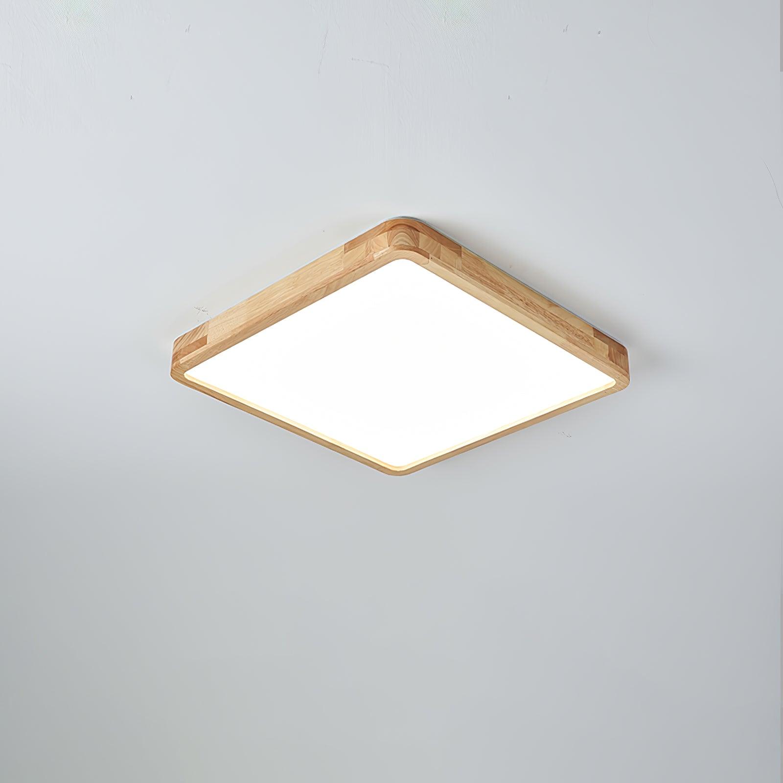 Wooden Geometric Ceiling Light - Blowlighting