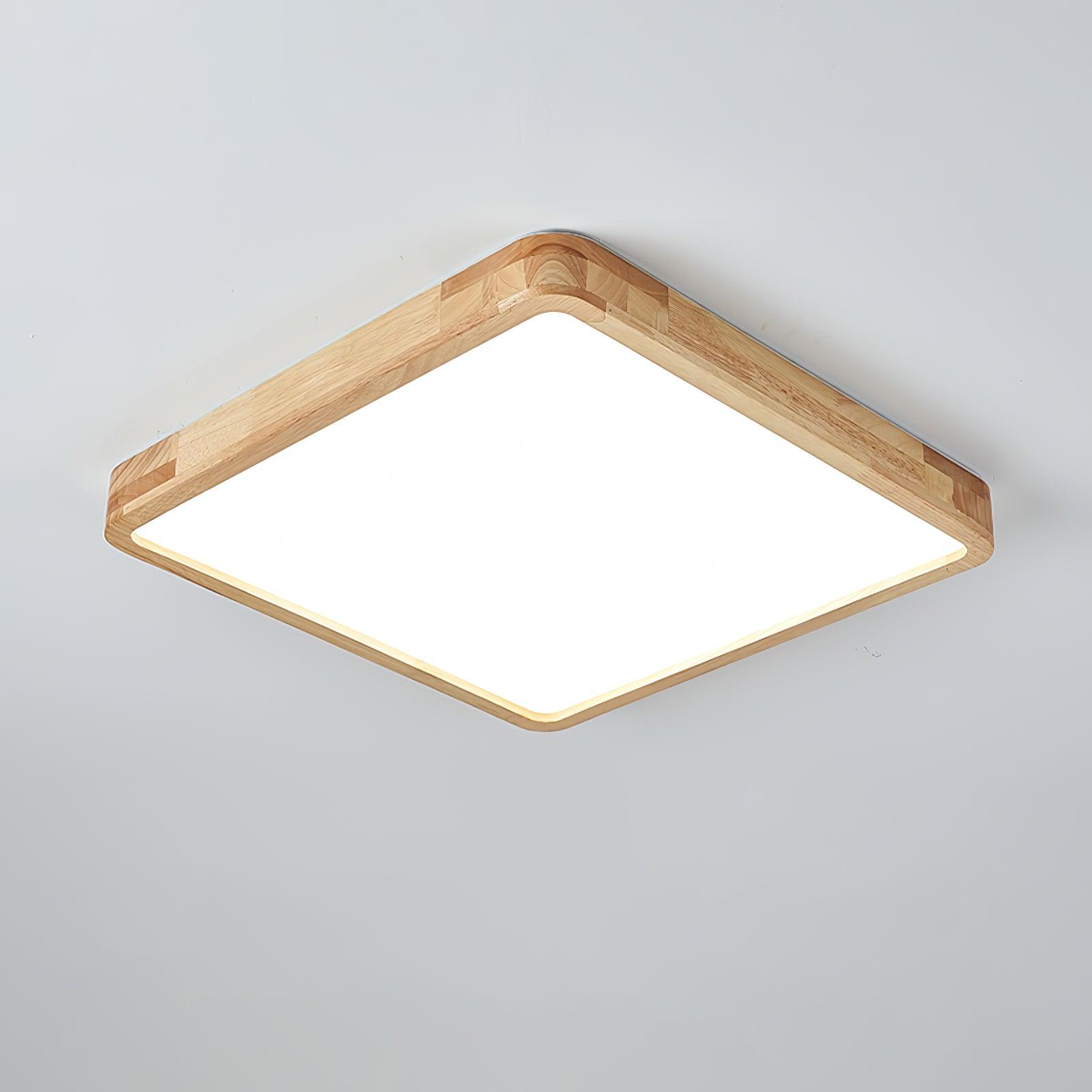 Wooden Geometric Ceiling Light - Blowlighting