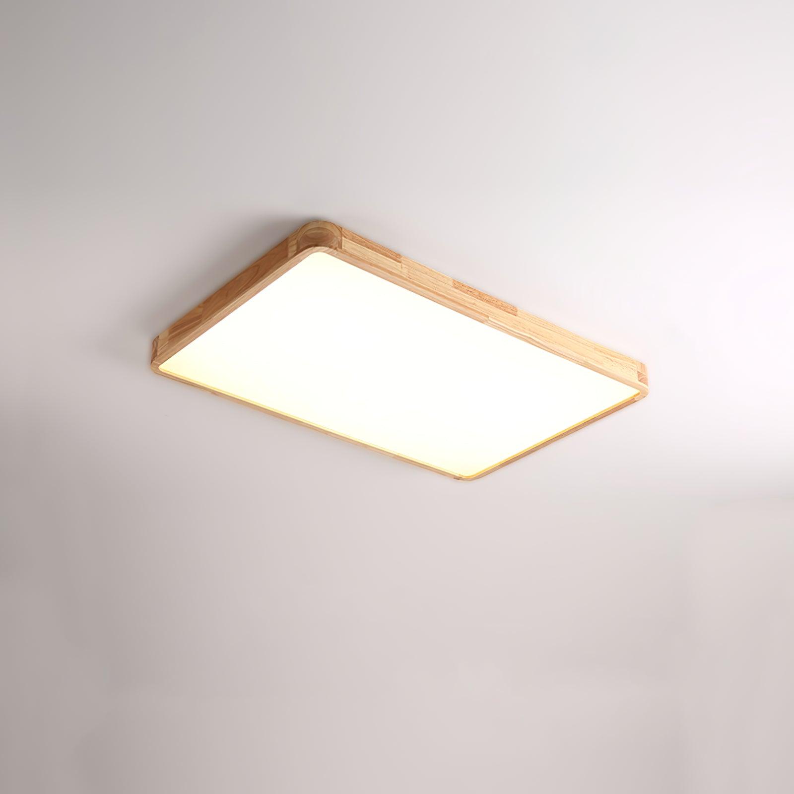 Wooden Geometric Ceiling Light - Blowlighting