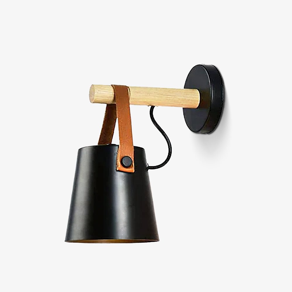 Wooden Conical Wall Light - Blowlighting