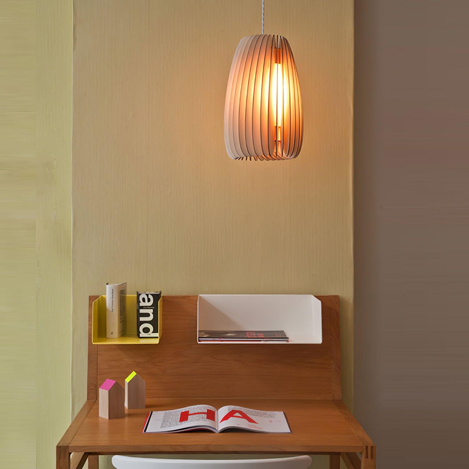 Wooden Orb Pendant Lamp - Blowlighting