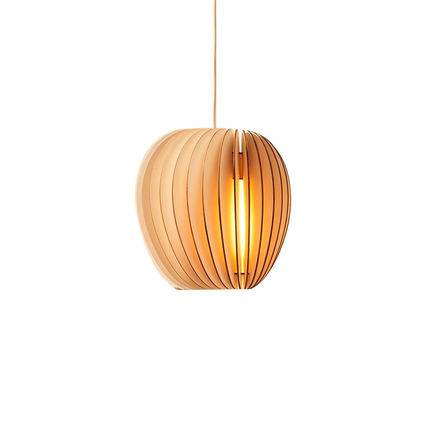 Wooden Orb Pendant Lamp - Blowlighting
