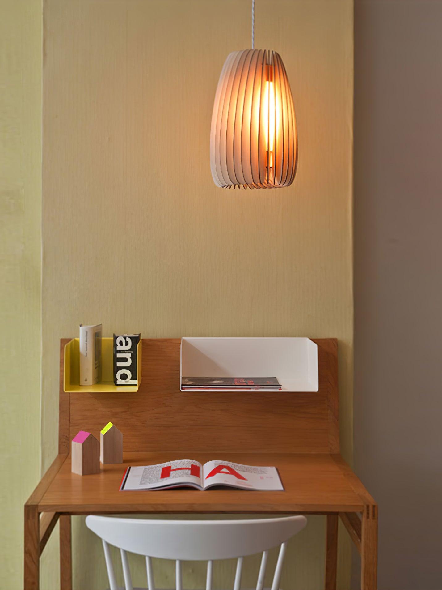Wooden Orb Pendant Lamp - Blowlighting