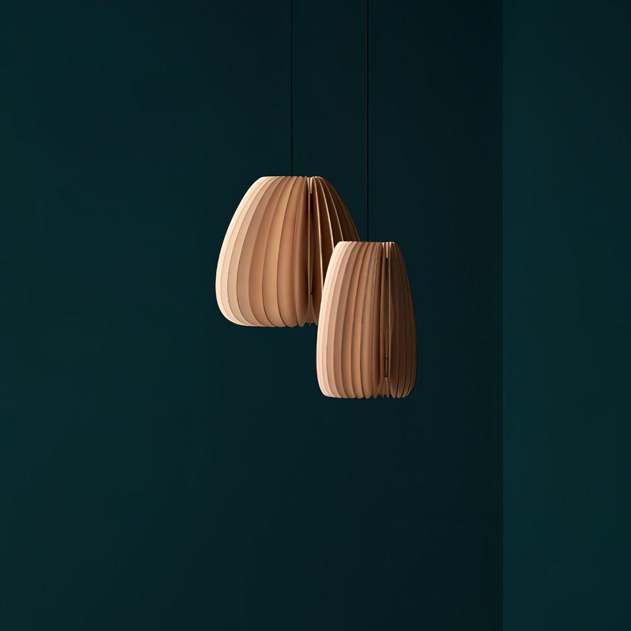 Wooden Orb Pendant Lamp - Blowlighting