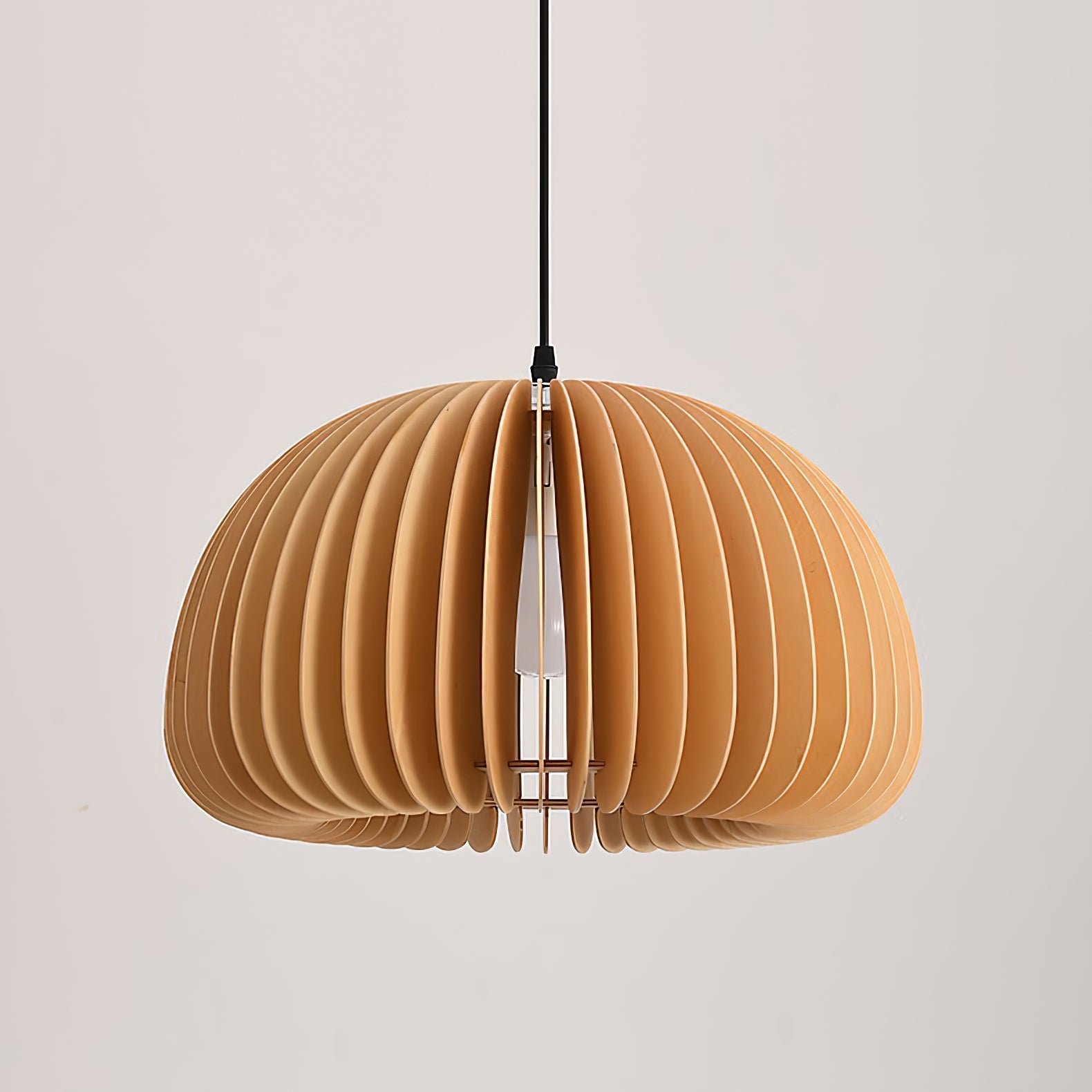 Wooden Pumpkin Pendant Lamp - Blowlighting