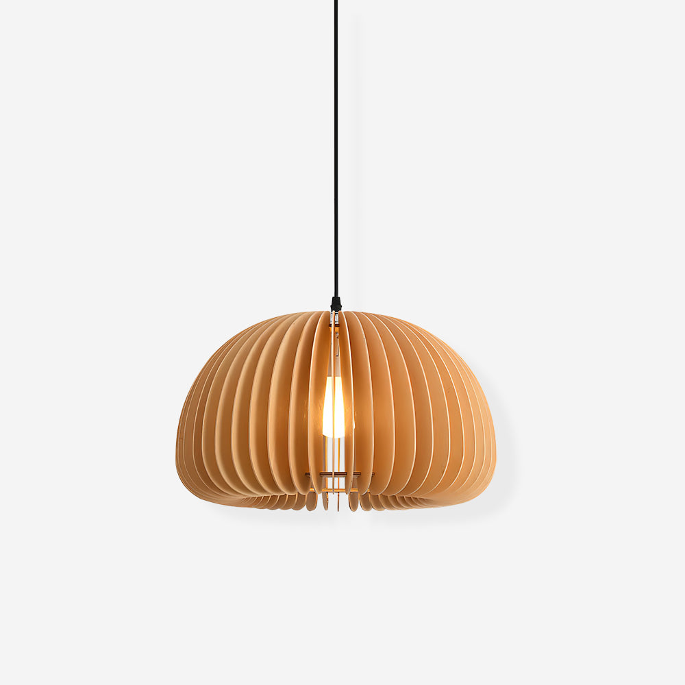 Wooden Pumpkin Pendant Lamp - Blowlighting