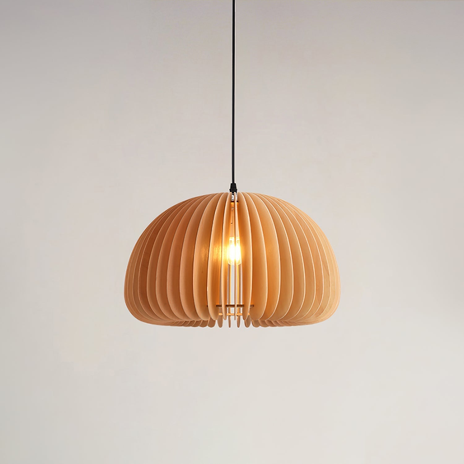 Wooden Pumpkin Pendant Lamp - Blowlighting