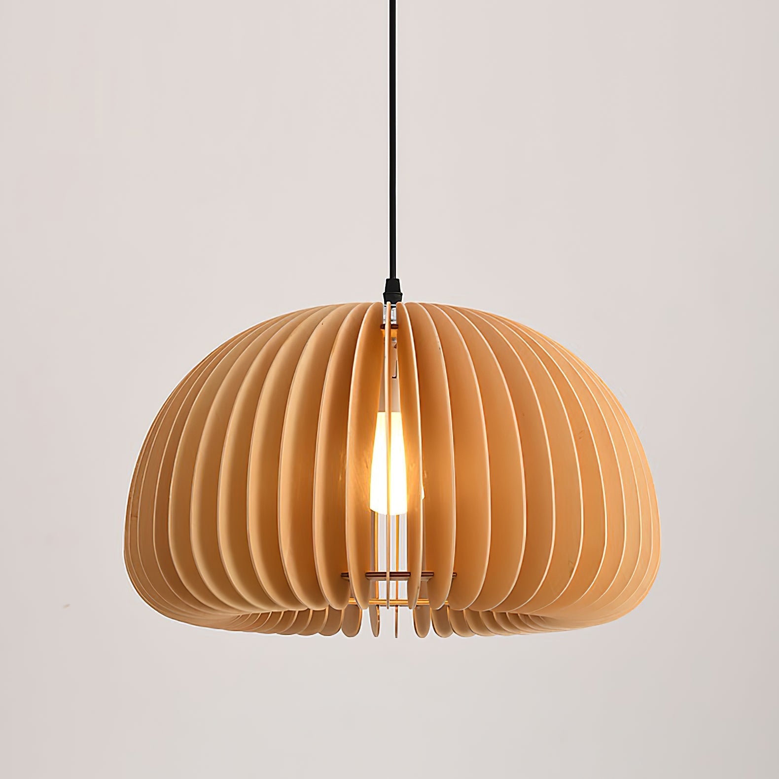 Wooden Pumpkin Pendant Lamp - Blowlighting