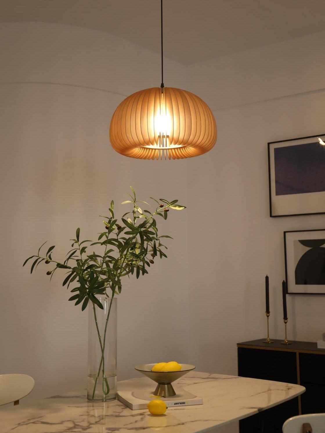 Wooden Pumpkin Swag Lights - Blowlighting