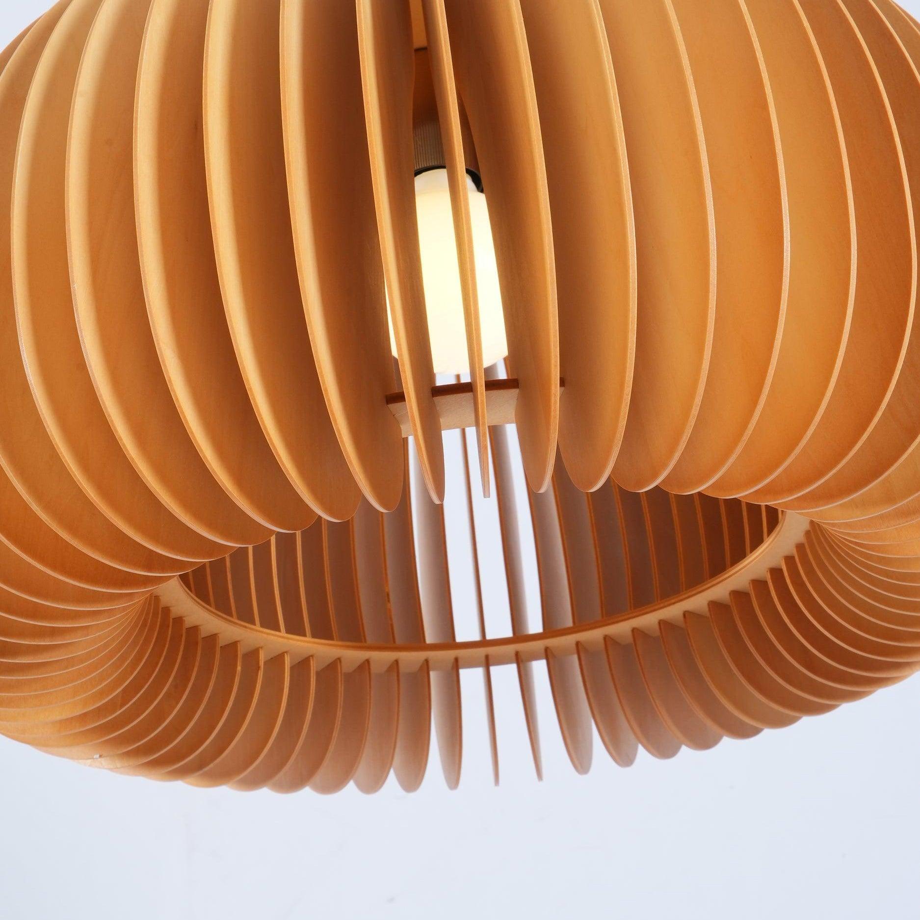 Wooden Pumpkin Swag Lights - Blowlighting