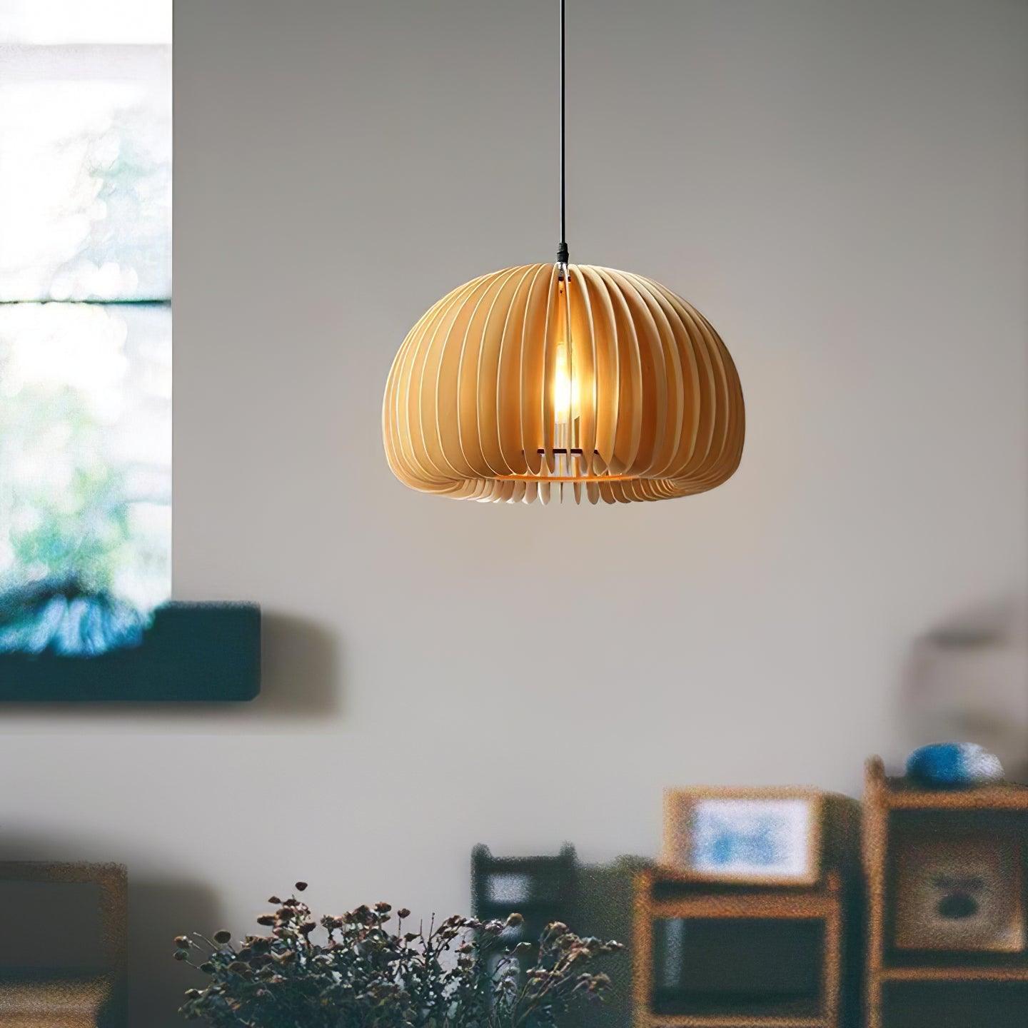 Wooden Pumpkin Swag Lights - Blowlighting