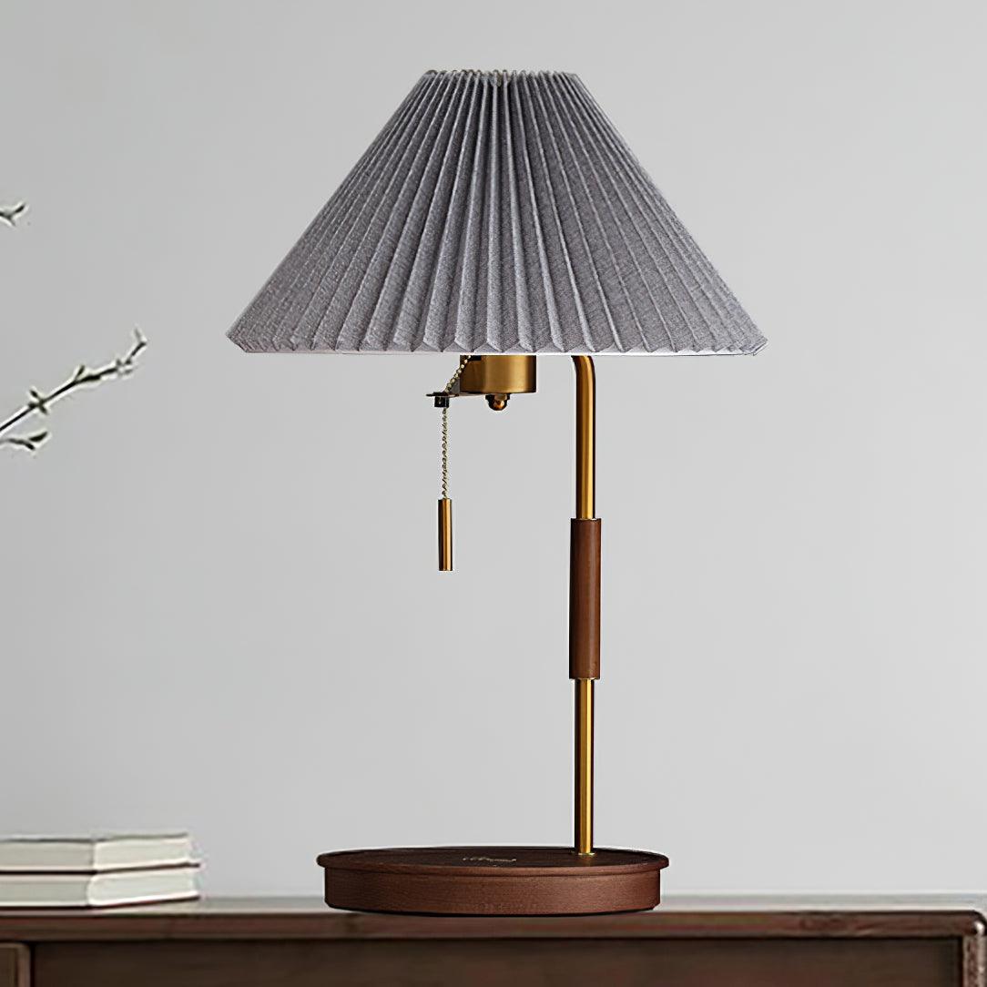 Wooden Retro Table Lamp - Blowlighting