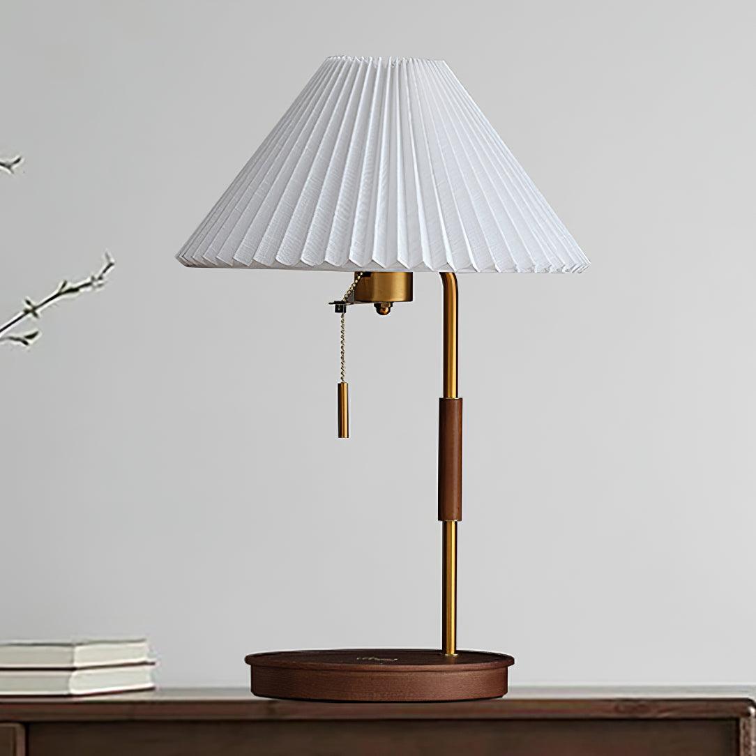 Wooden Retro Table Lamp - Blowlighting