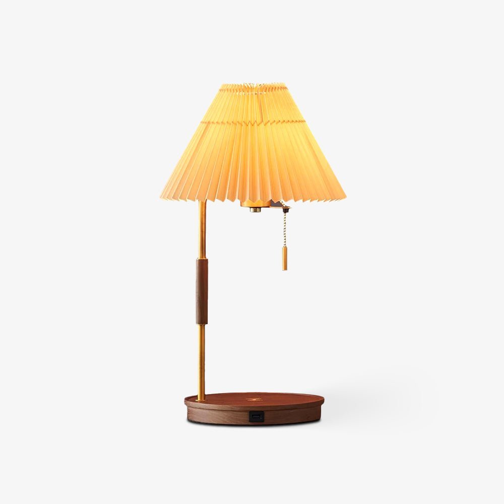 Wooden Retro Table Lamp - Blowlighting