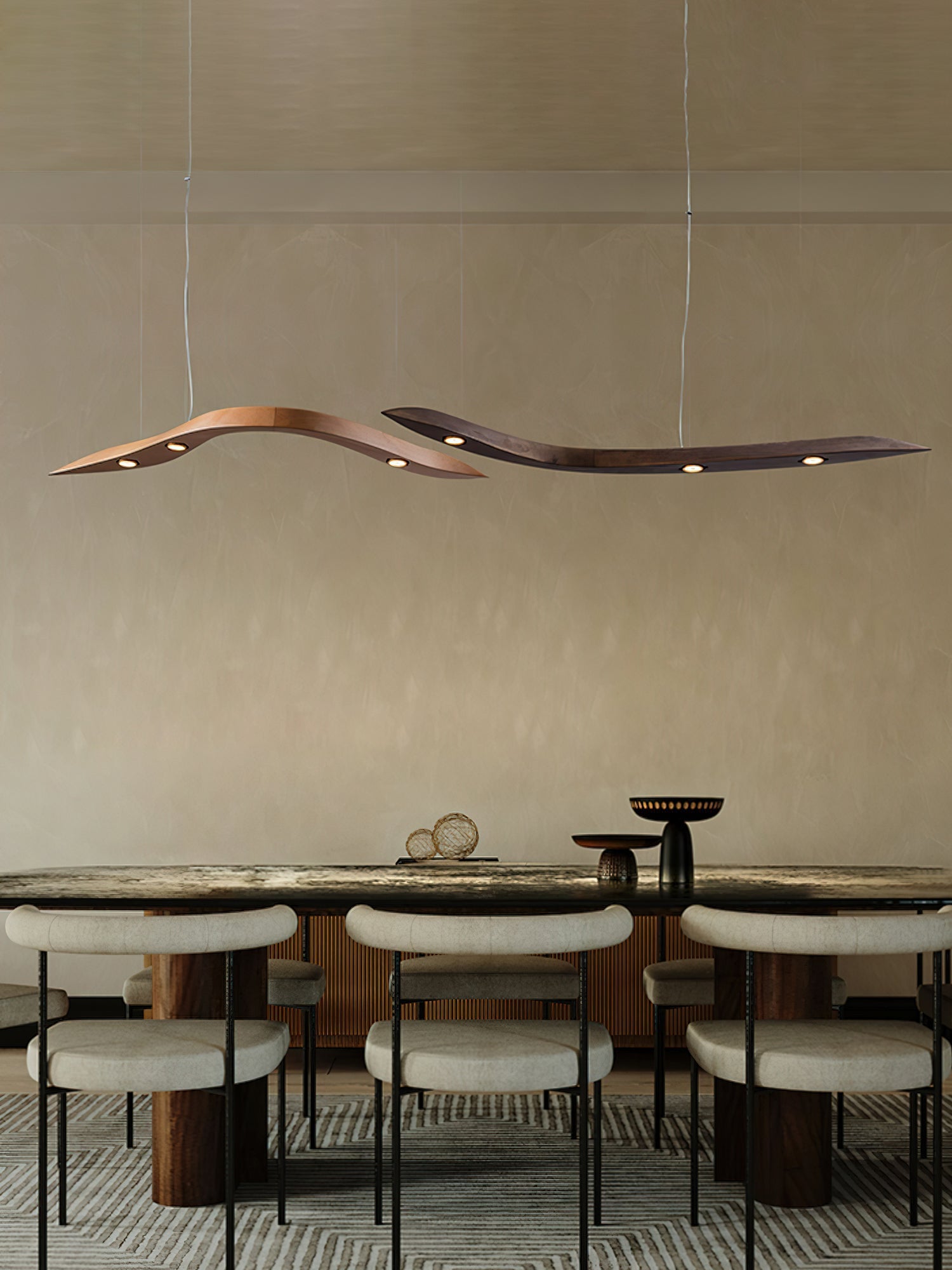 Waveform Pendant Lamp - Blowlighting