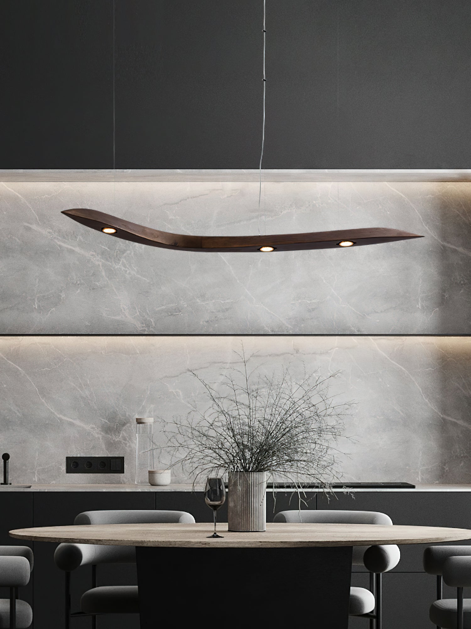 Waveform Pendant Lamp - Blowlighting