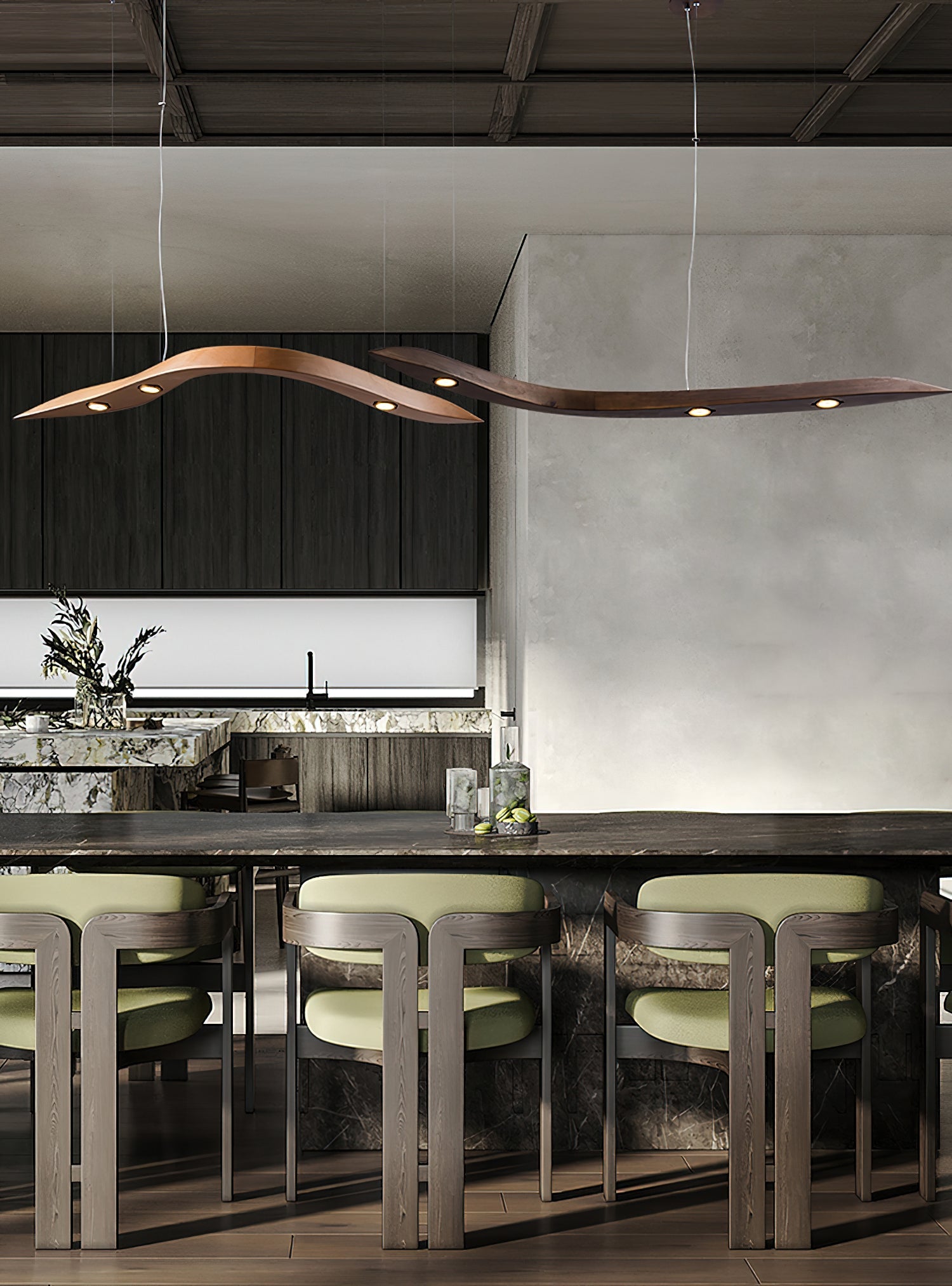 Waveform Pendant Lamp - Blowlighting