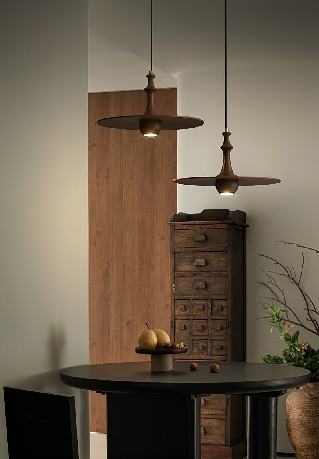 Wooden Spin Pendant Light - Blowlighting