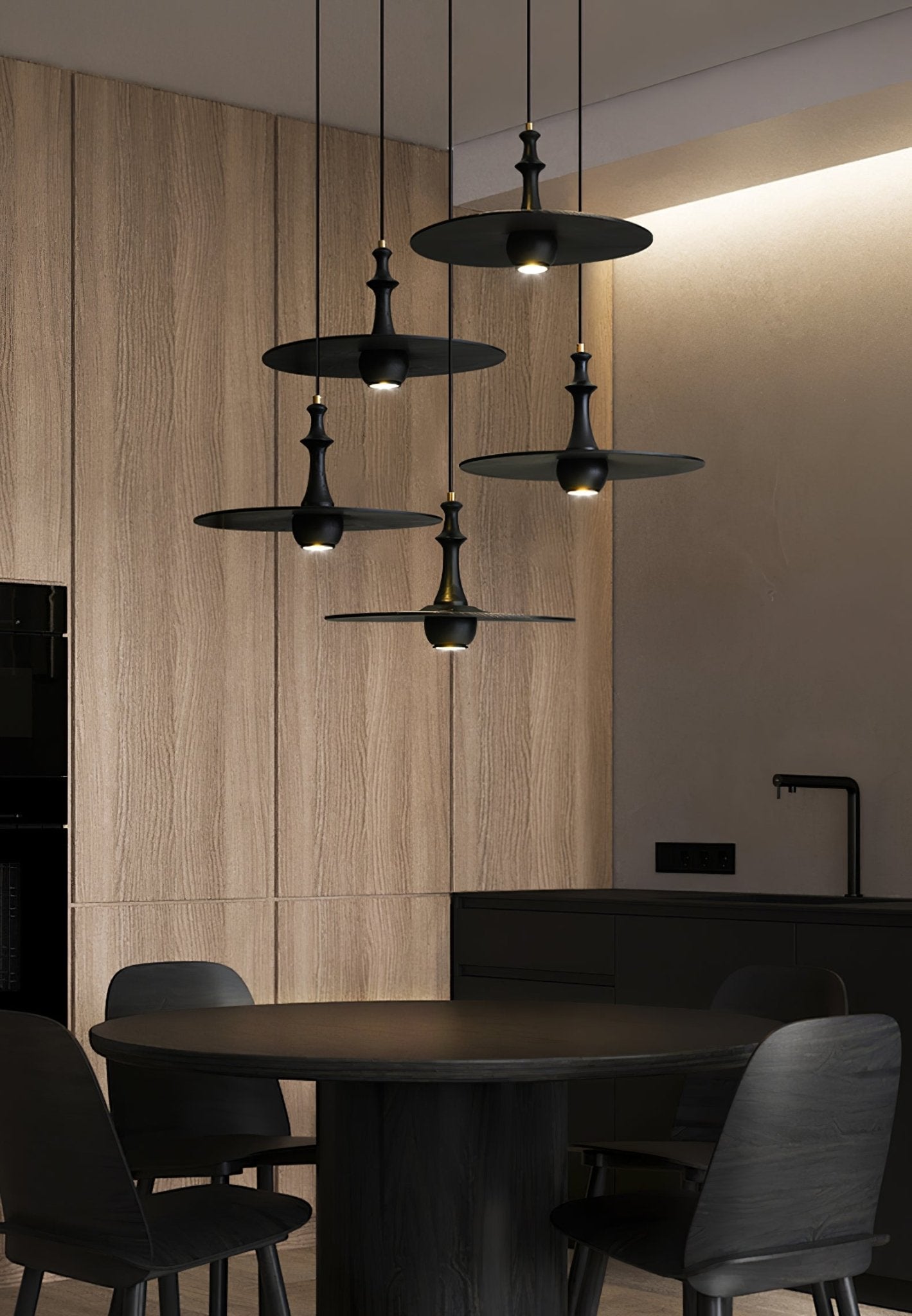 Wooden Spin Pendant Light - Blowlighting