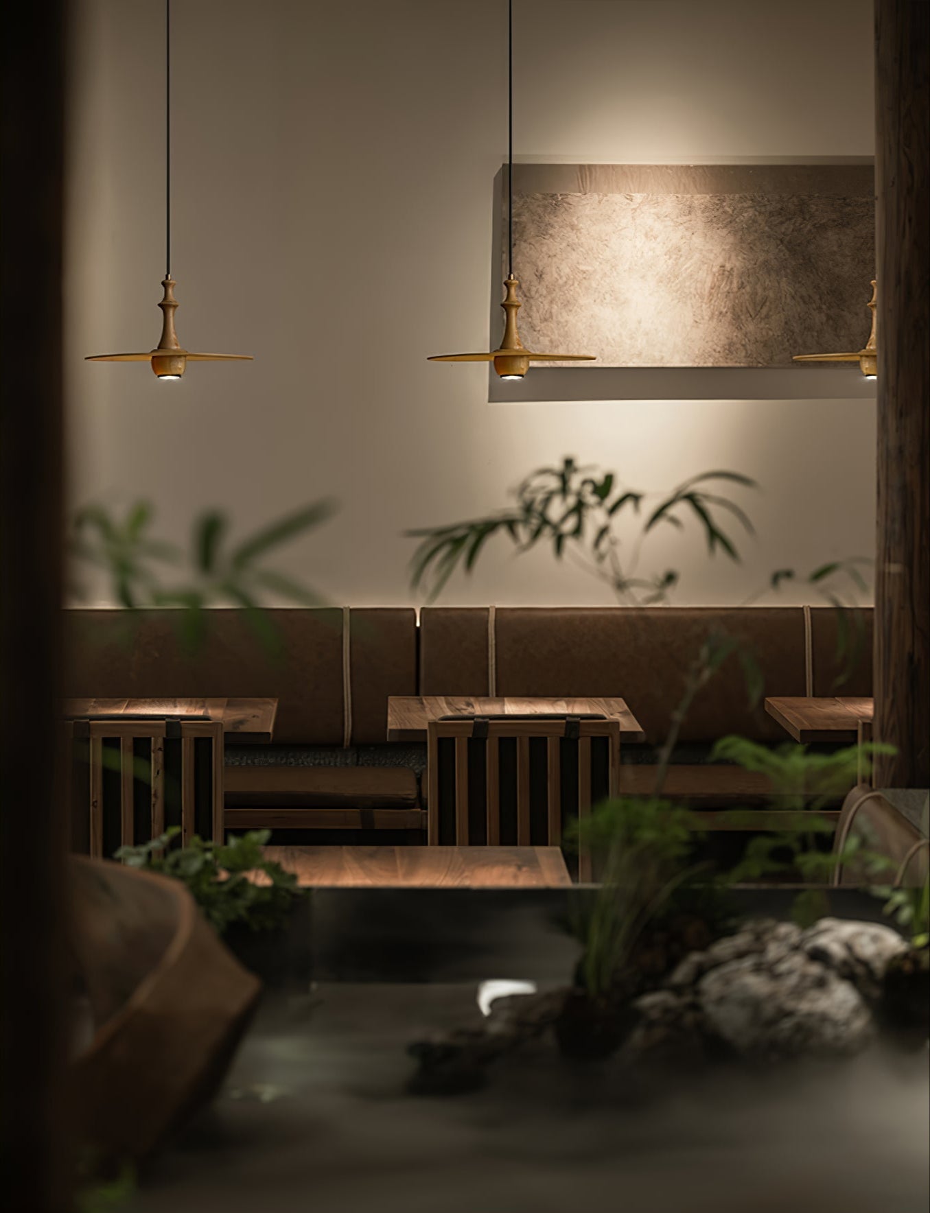 Wooden Spin Pendant Light - Blowlighting