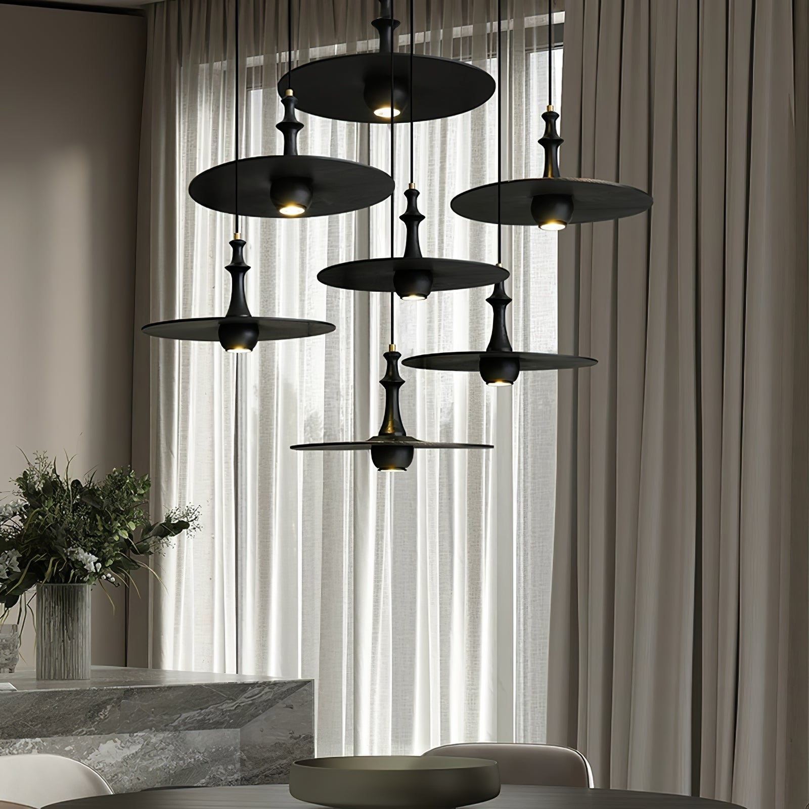 Wooden Spin Pendant Light - Blowlighting