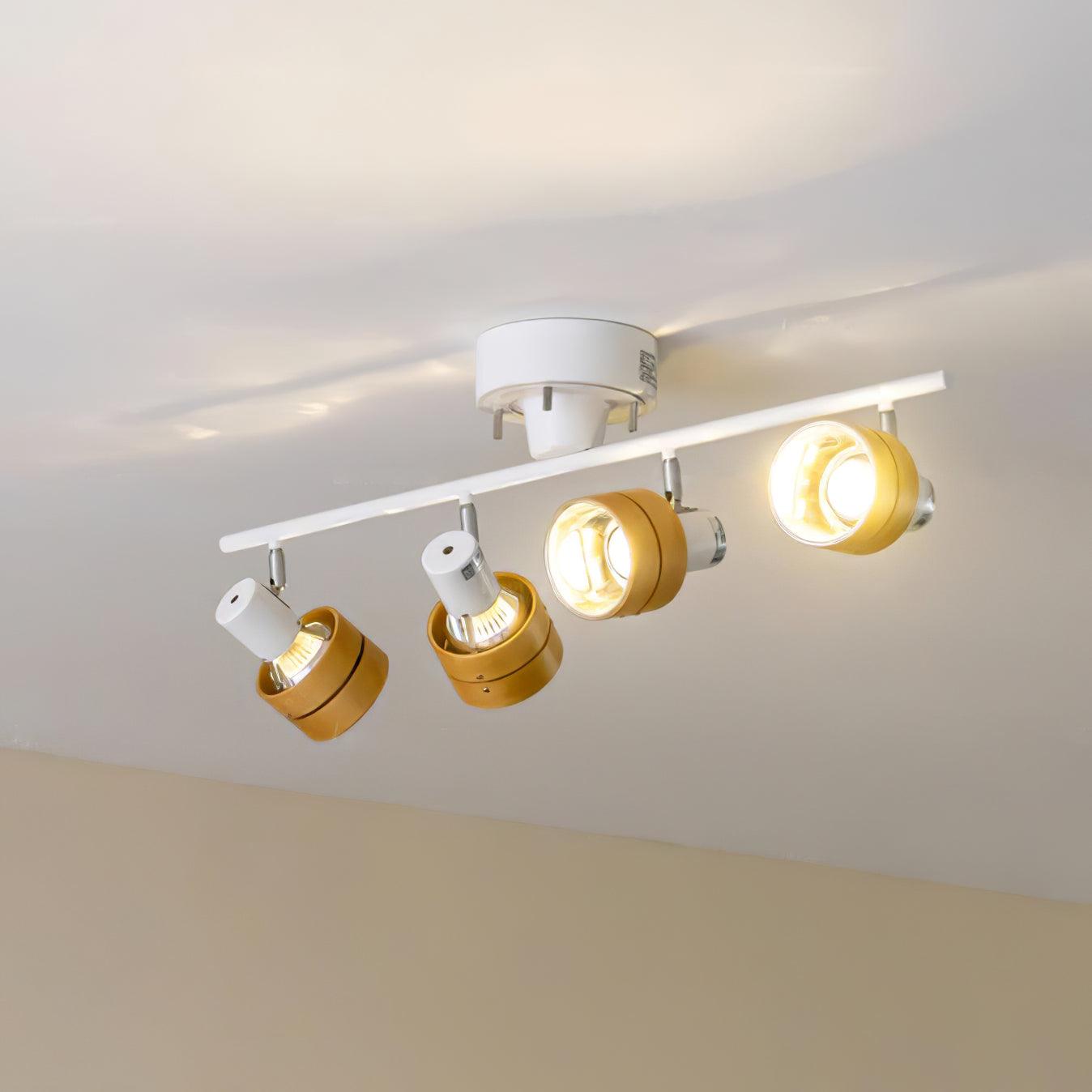 Wooden Adjustable Spot Ceiling Lamp - Blowlighting