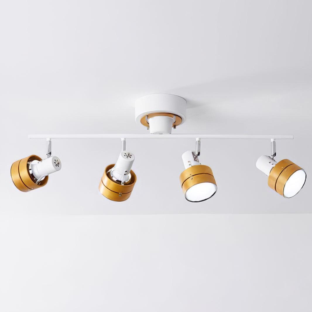 Wooden Adjustable Spot Ceiling Lamp - Blowlighting