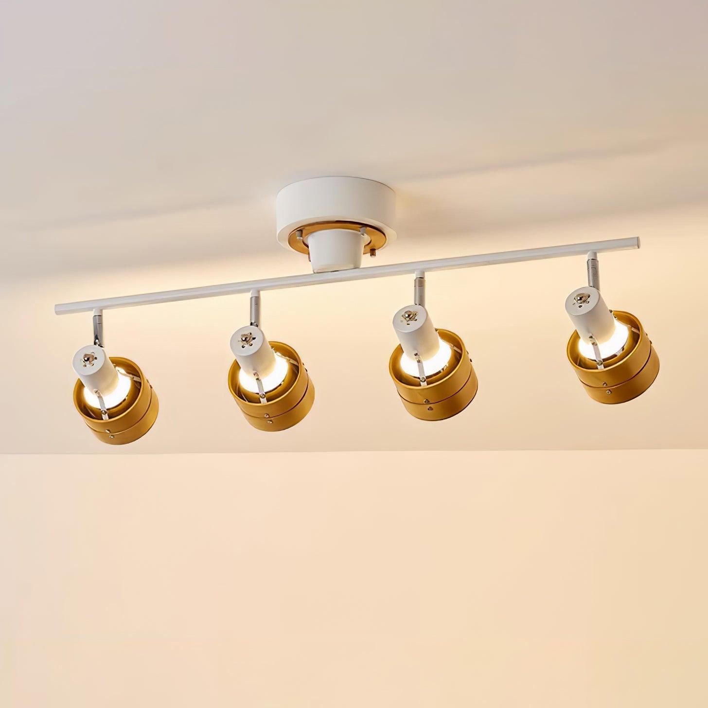 Wooden Adjustable Spot Ceiling Lamp - Blowlighting