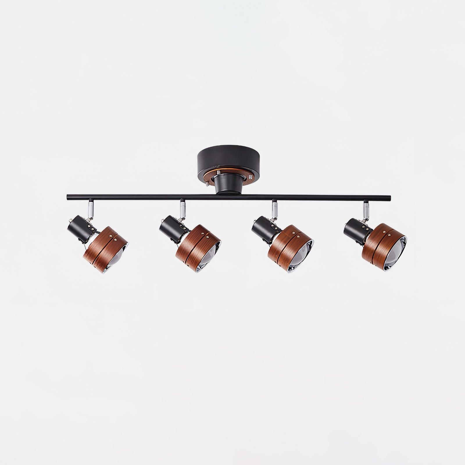Wooden Adjustable Spot Ceiling Lamp - Blowlighting