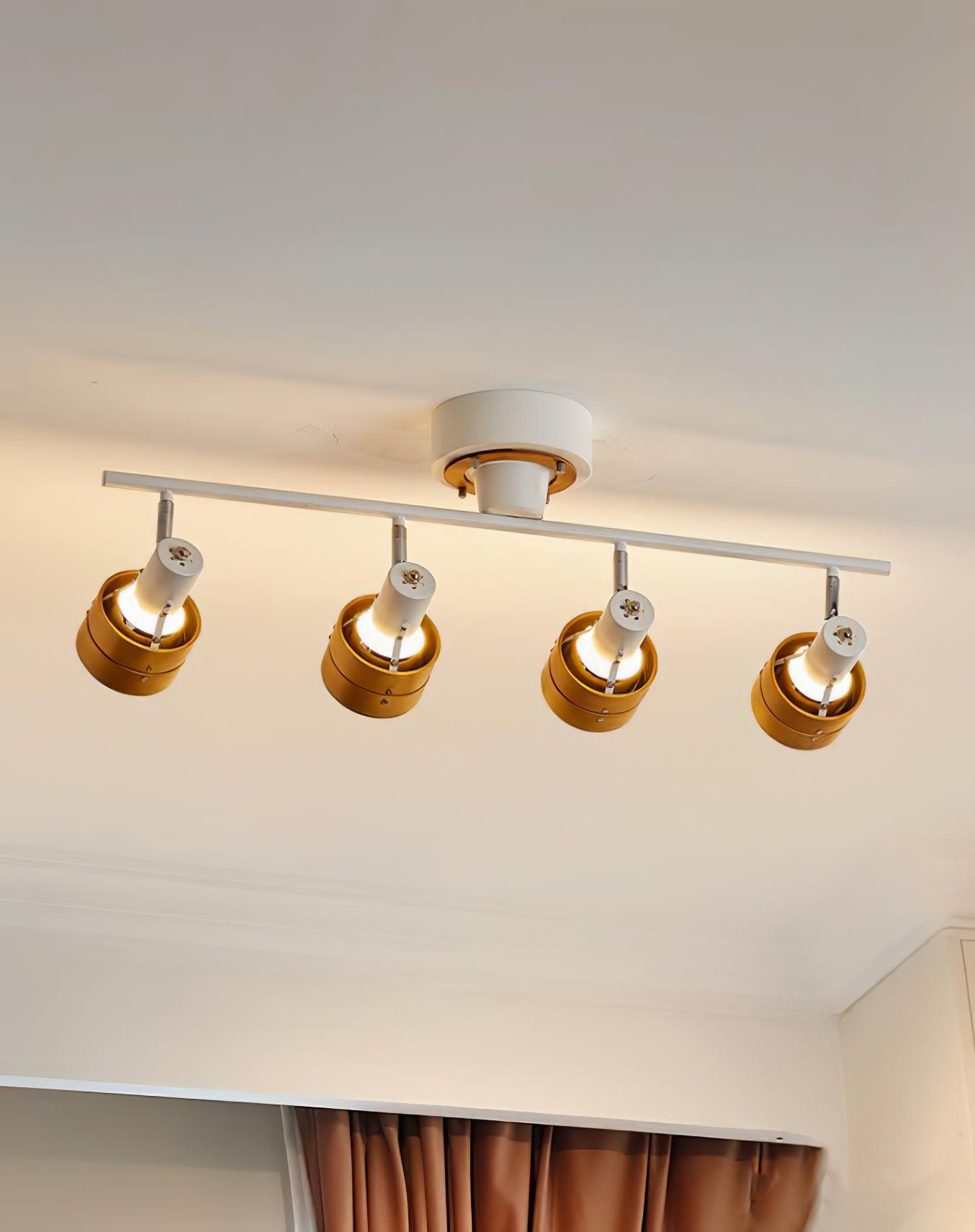 Wooden Adjustable Spot Ceiling Lamp - Blowlighting