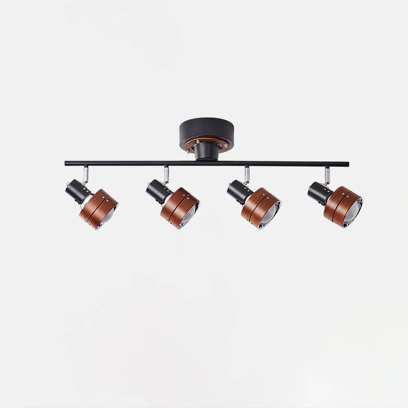 Wooden Adjustable Spot Ceiling Lamp - Blowlighting