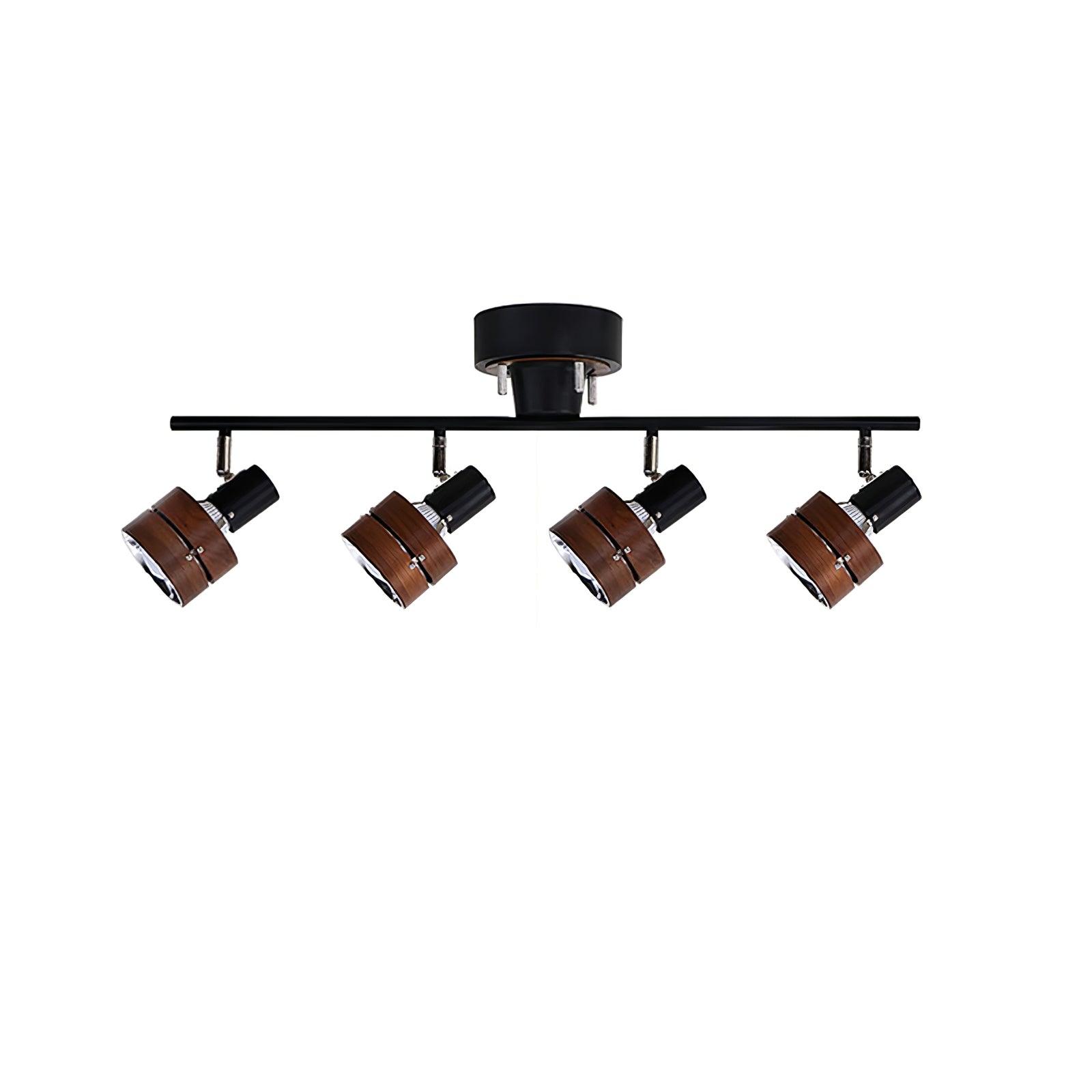 Wooden Adjustable Spot Ceiling Lamp - Blowlighting