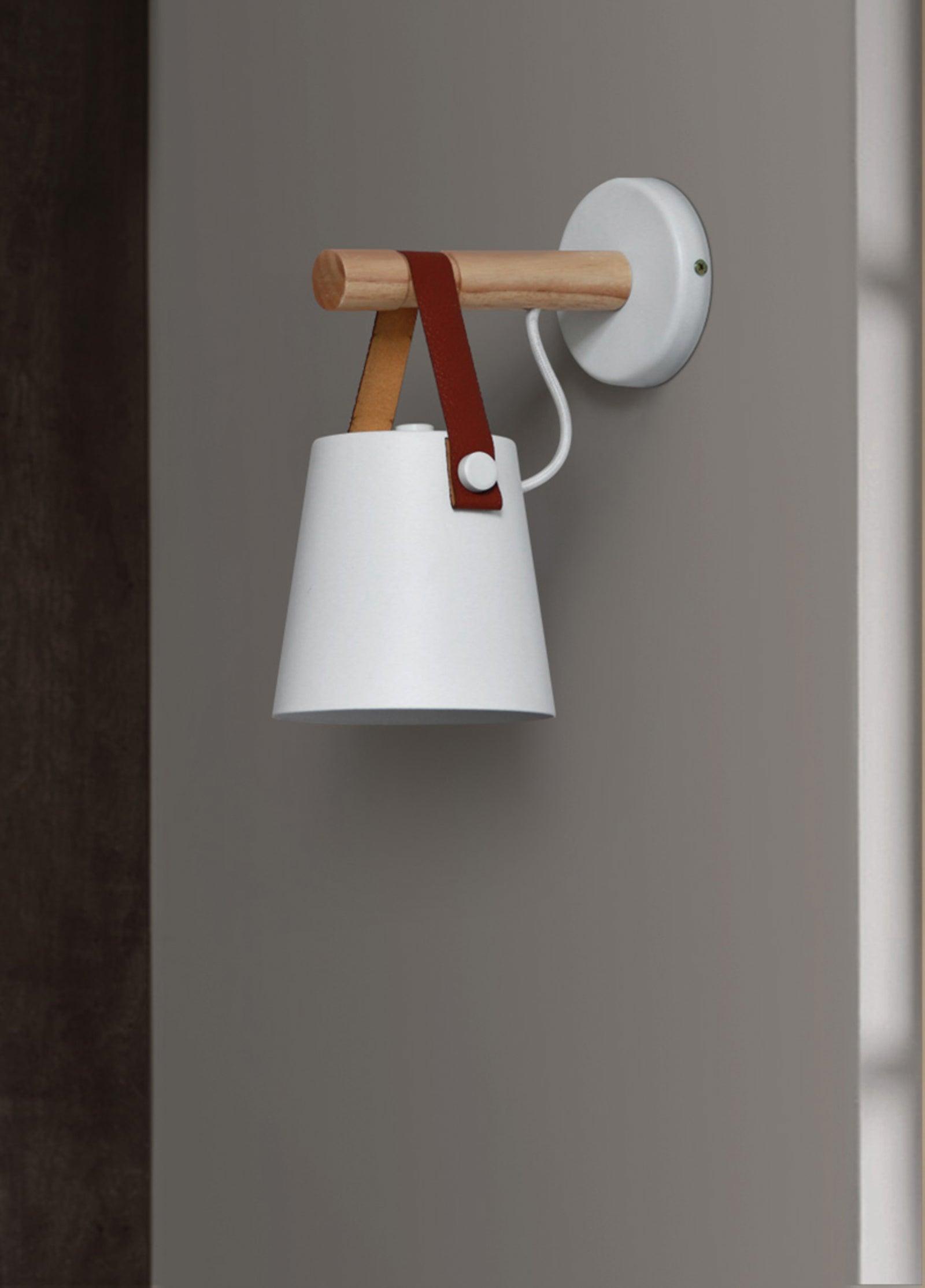 Wooden Conical Wall Light - Blowlighting