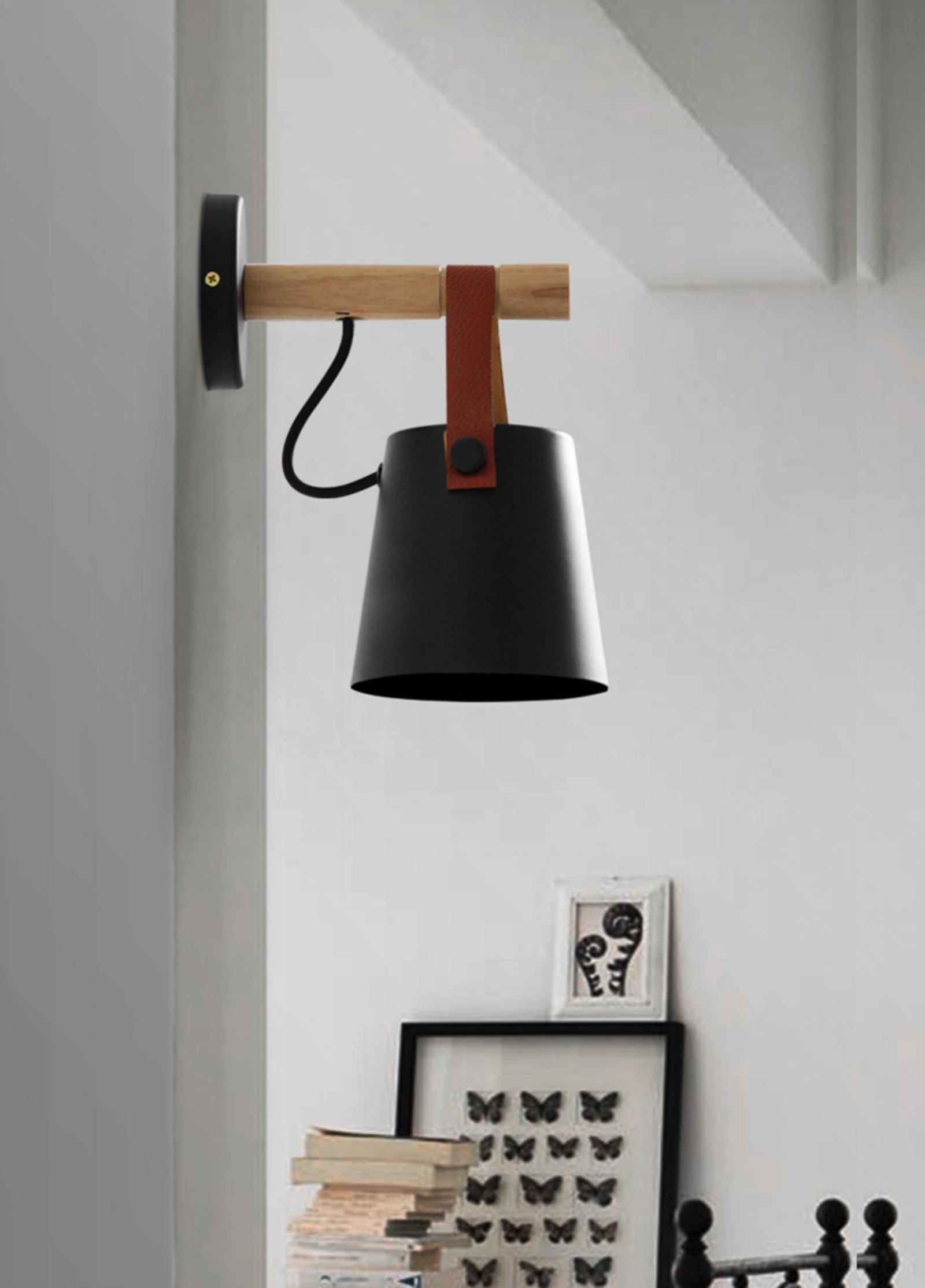 Wooden Conical Wall Light - Blowlighting