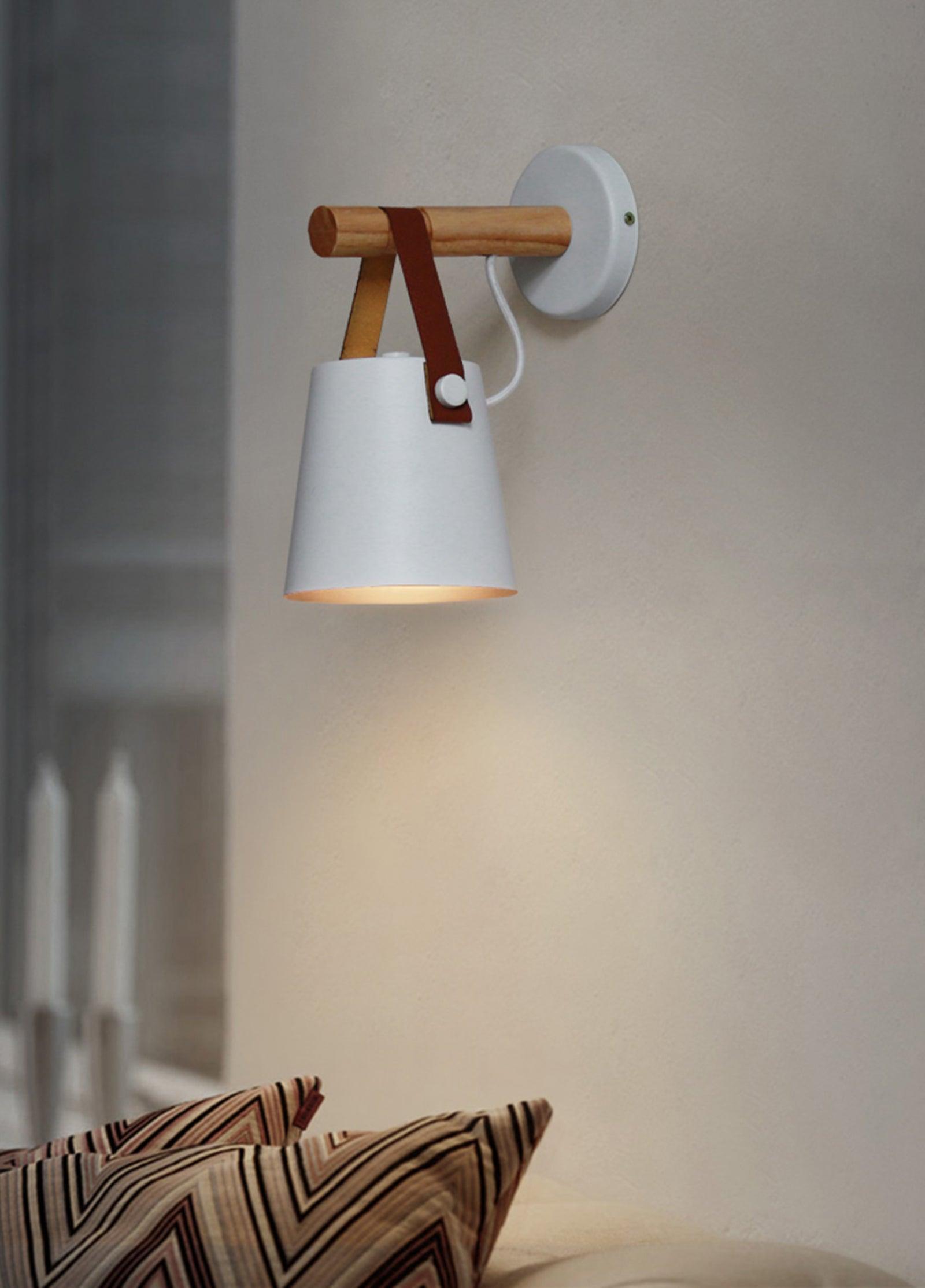 Wooden Conical Wall Light - Blowlighting