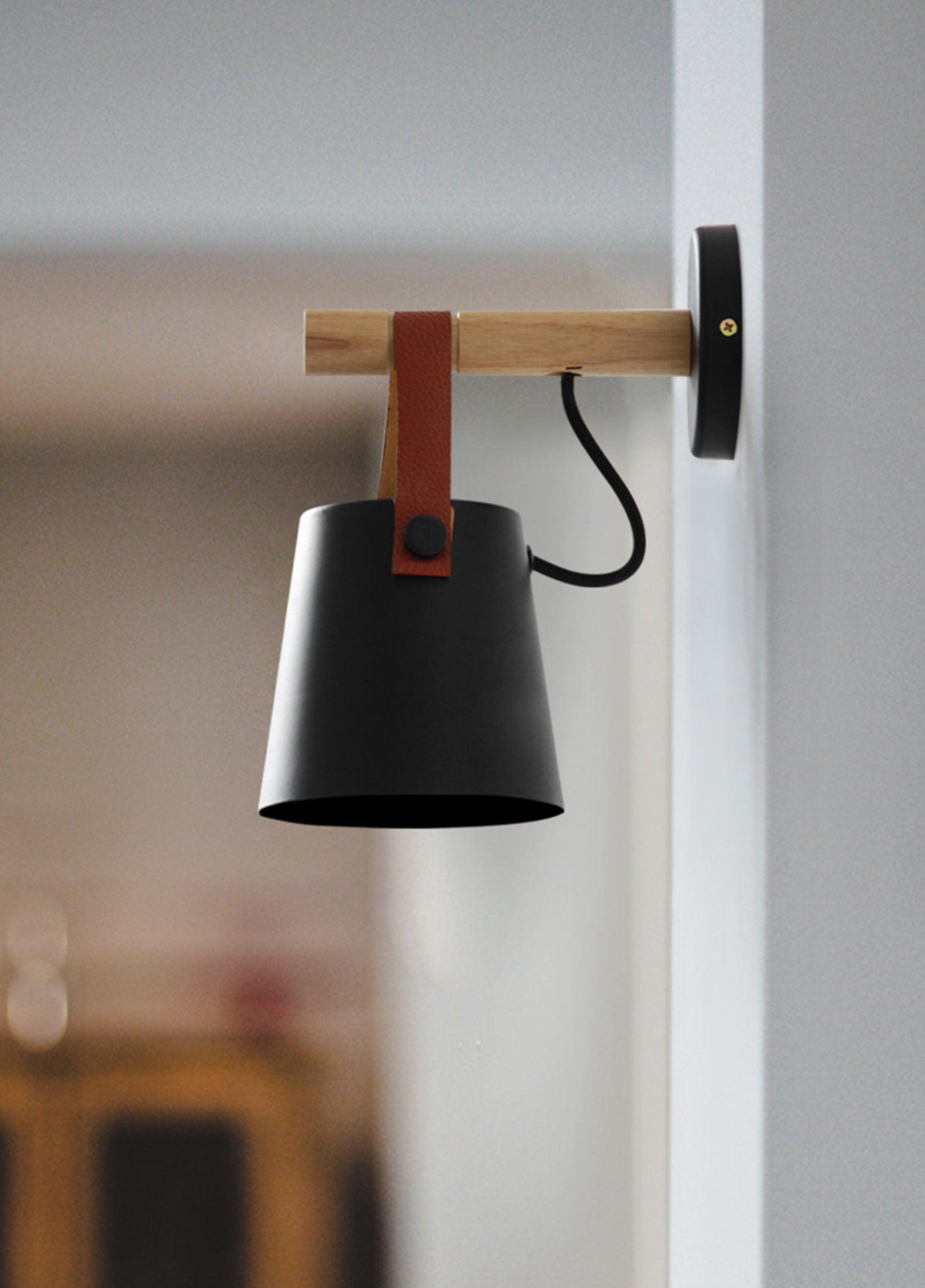 Wooden Conical Wall Light - Blowlighting